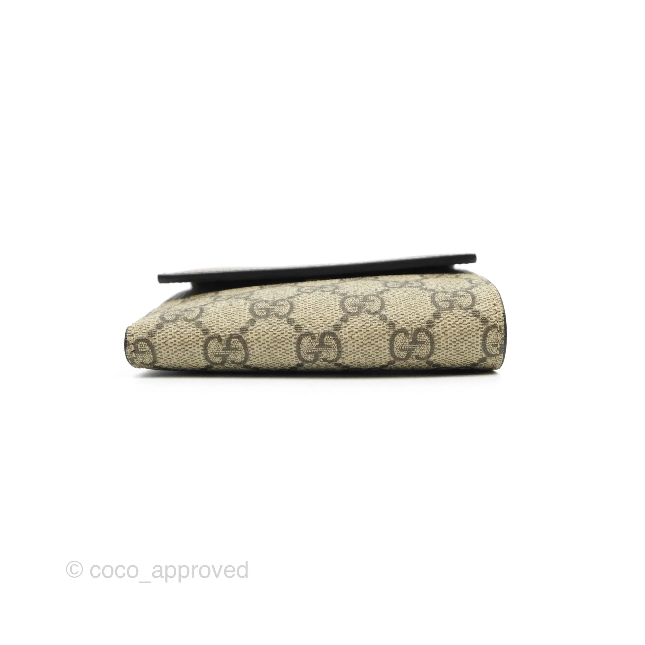 Gucci GG Monogram Brown Canvas Wallet