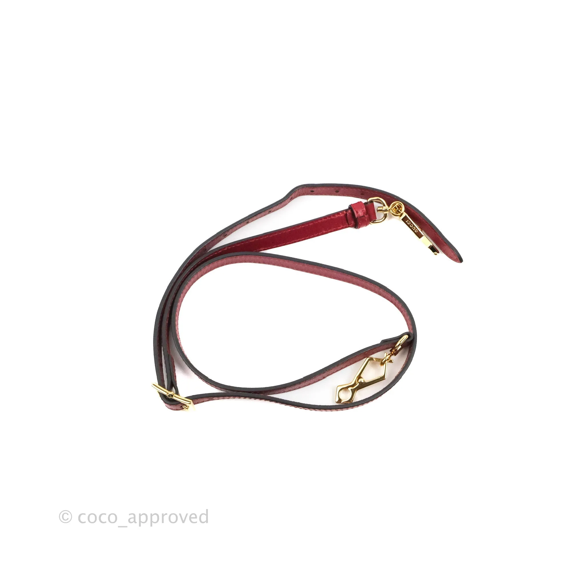 Gucci GG Sylvie Crossbody Bag Red Calfskin
