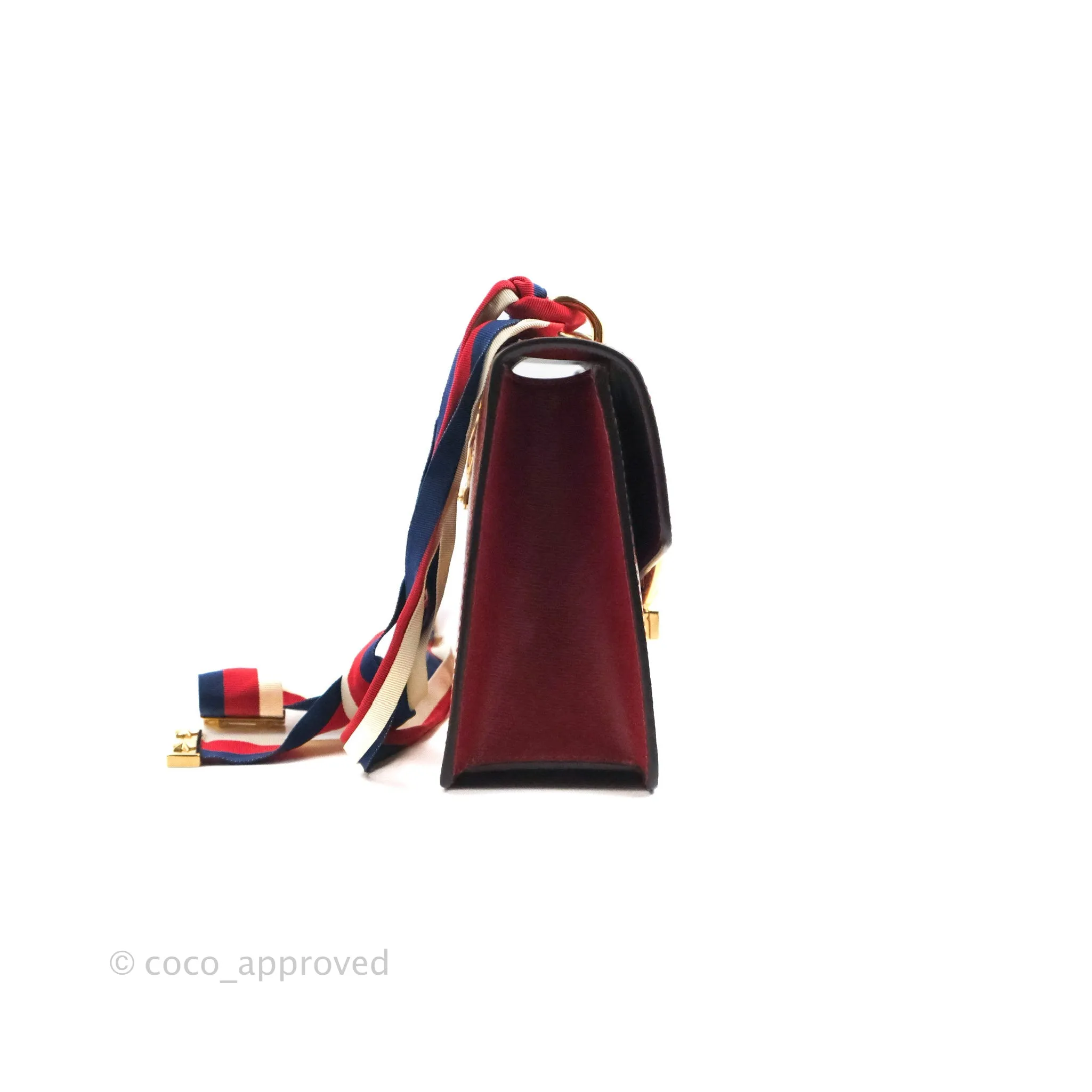 Gucci GG Sylvie Crossbody Bag Red Calfskin