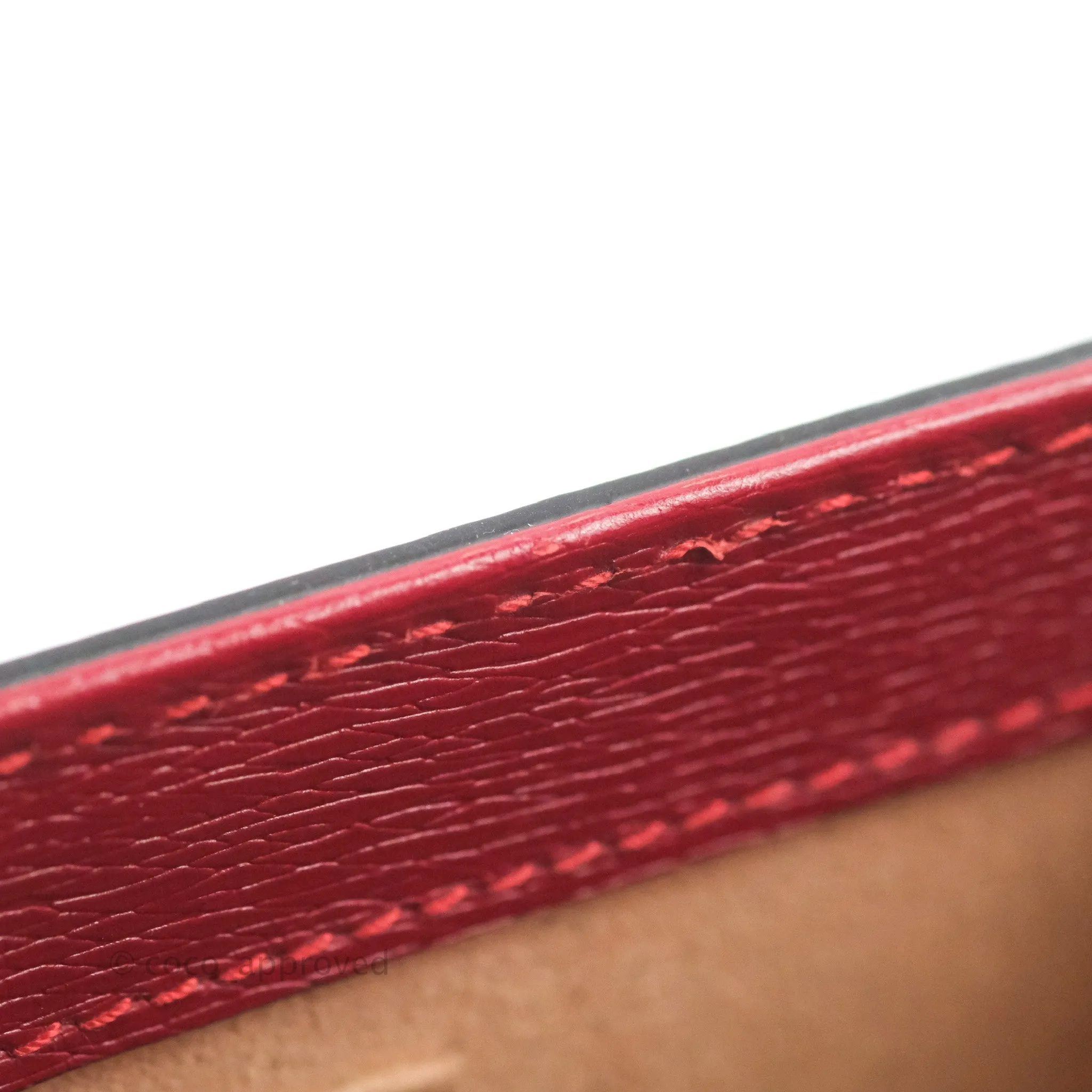 Gucci GG Sylvie Crossbody Bag Red Calfskin
