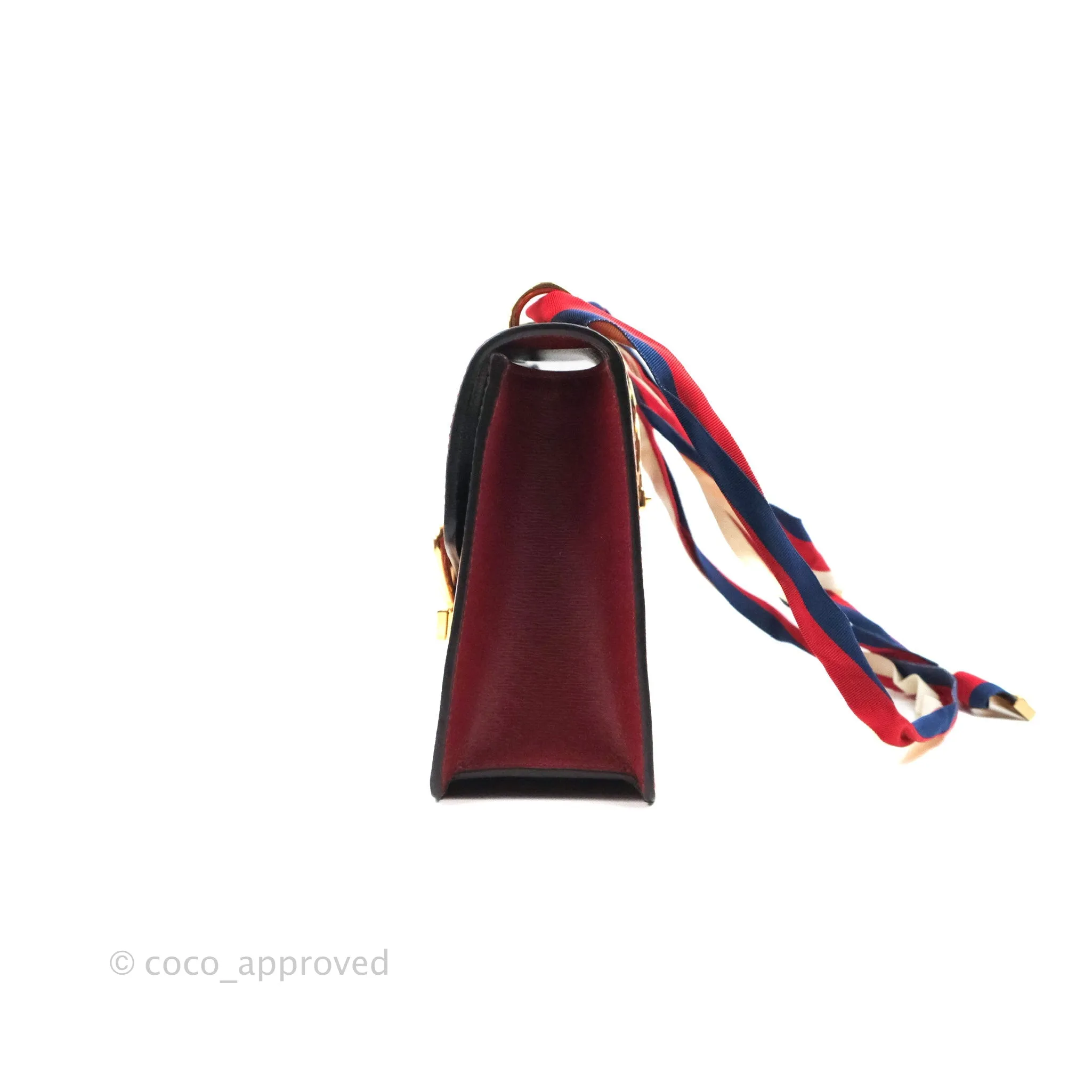 Gucci GG Sylvie Crossbody Bag Red Calfskin