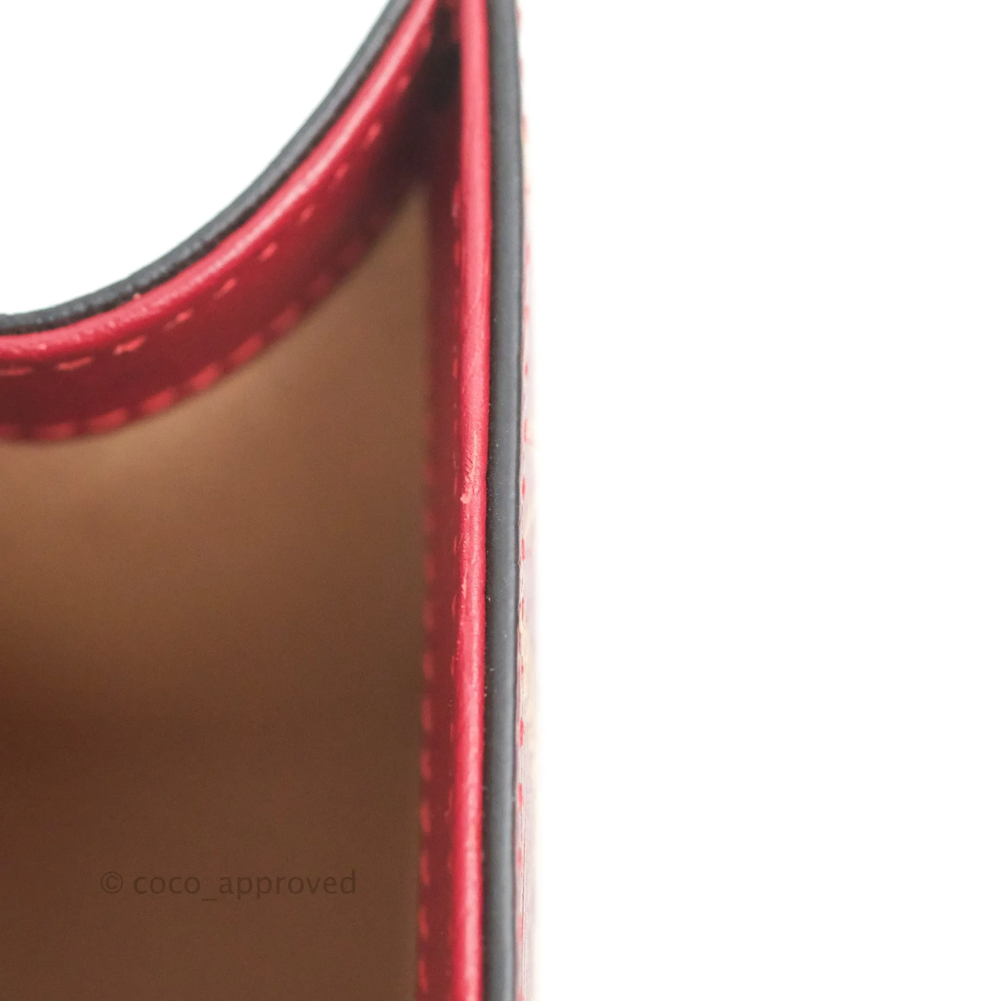 Gucci GG Sylvie Crossbody Bag Red Calfskin
