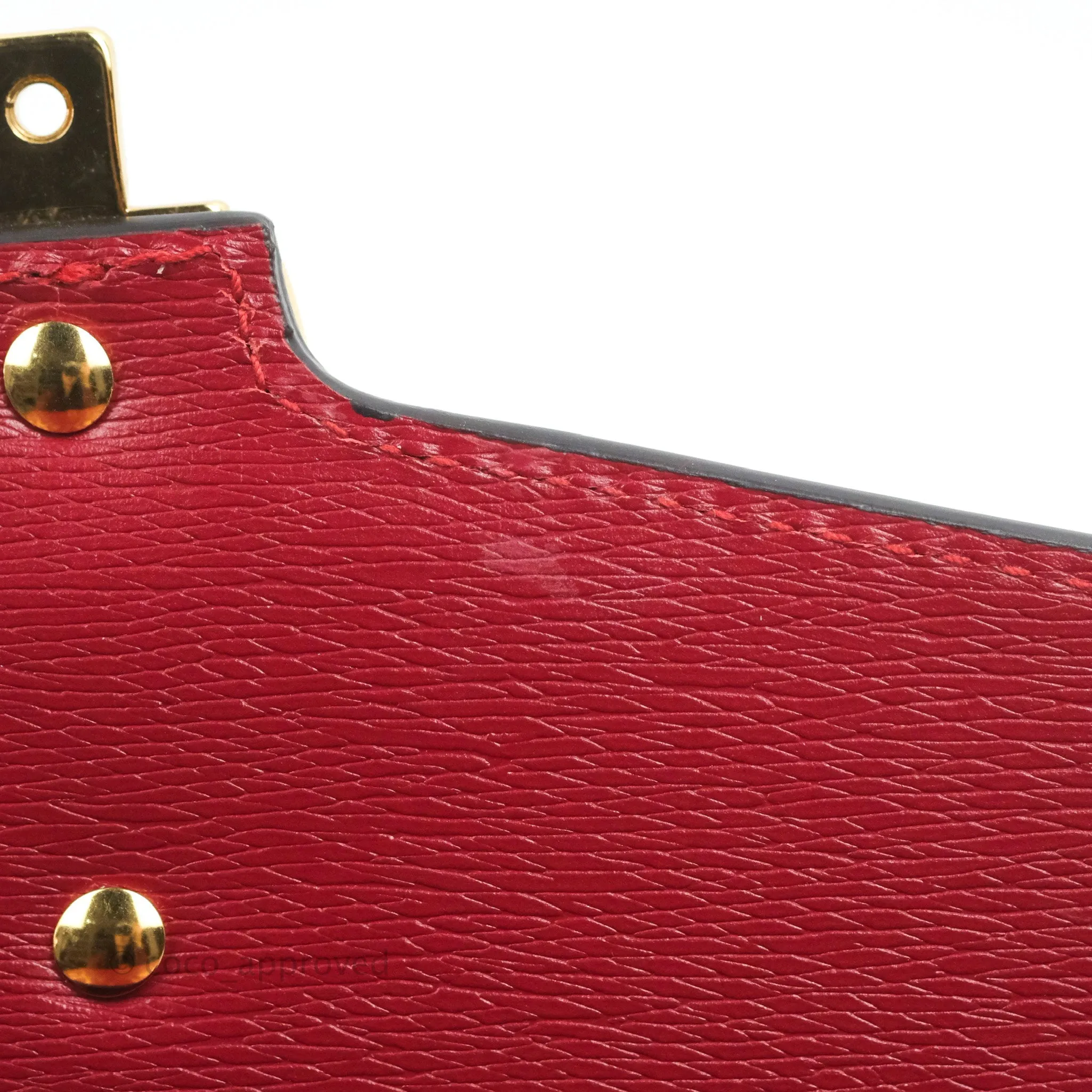 Gucci GG Sylvie Crossbody Bag Red Calfskin