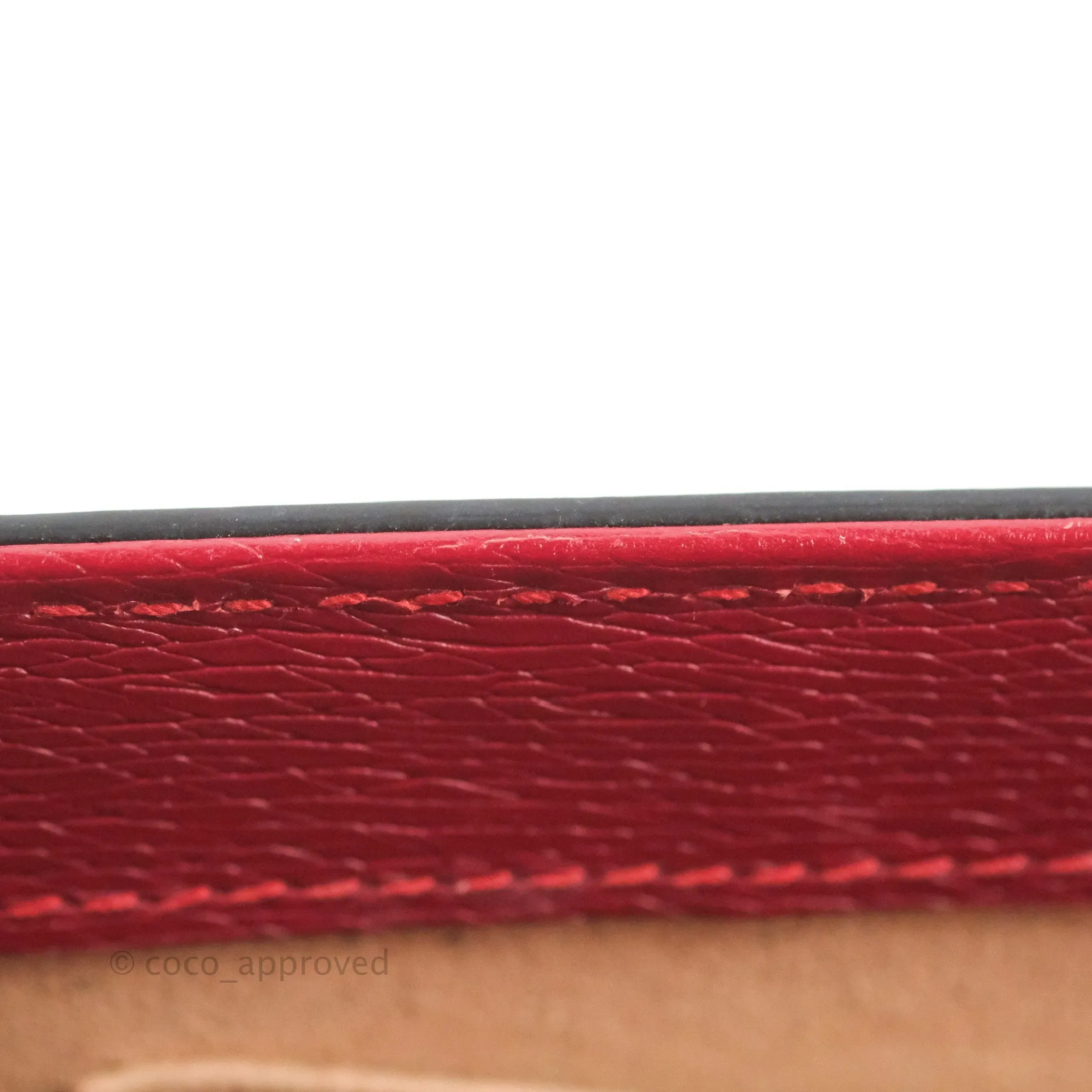 Gucci GG Sylvie Crossbody Bag Red Calfskin