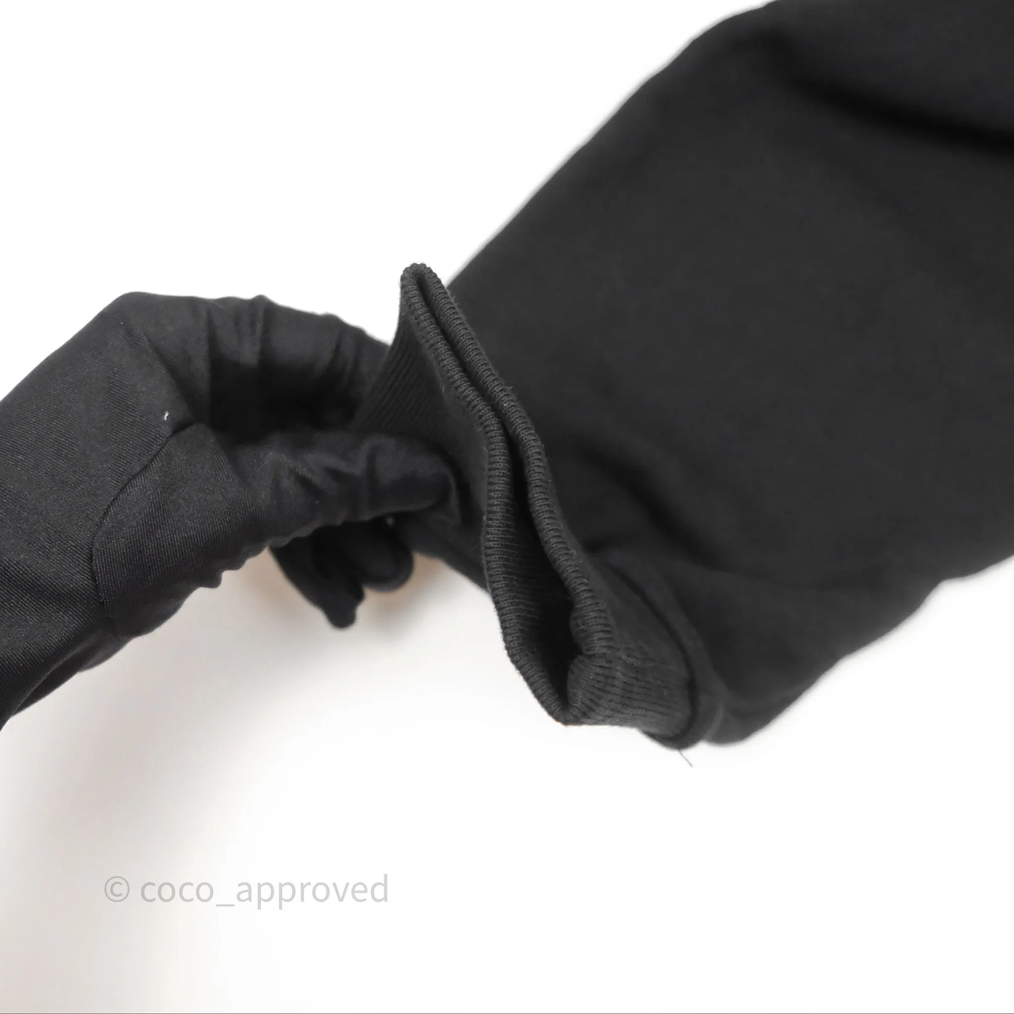 Gucci Hollywood Babylon Cropped Hoodie Black
