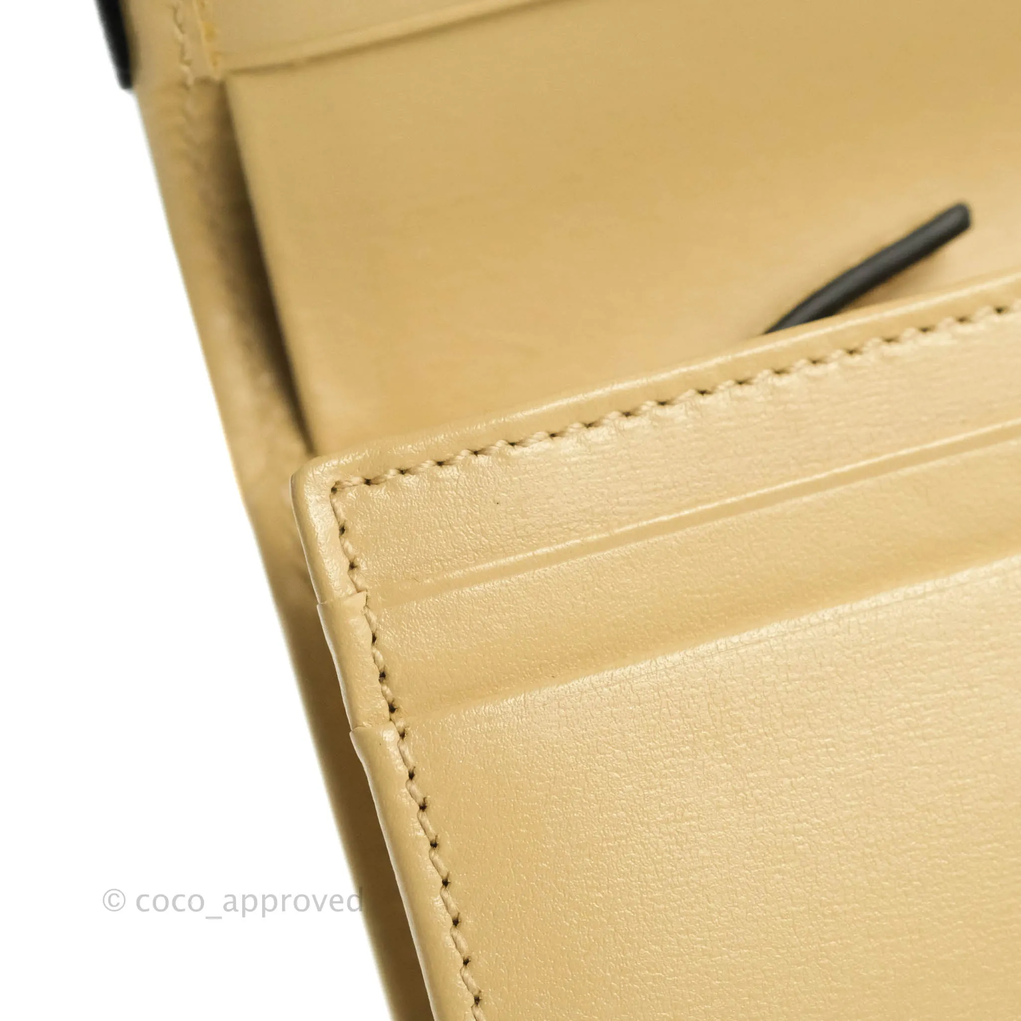 Gucci Horsebit 1955 Card Case Wallet Beige