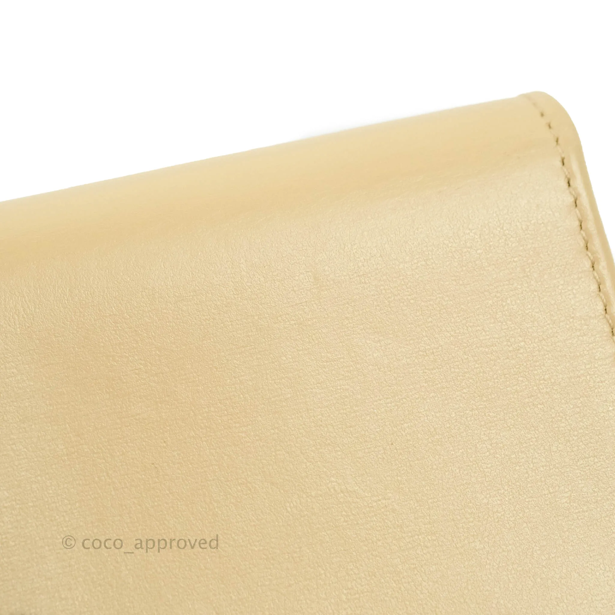 Gucci Horsebit 1955 Card Case Wallet Beige