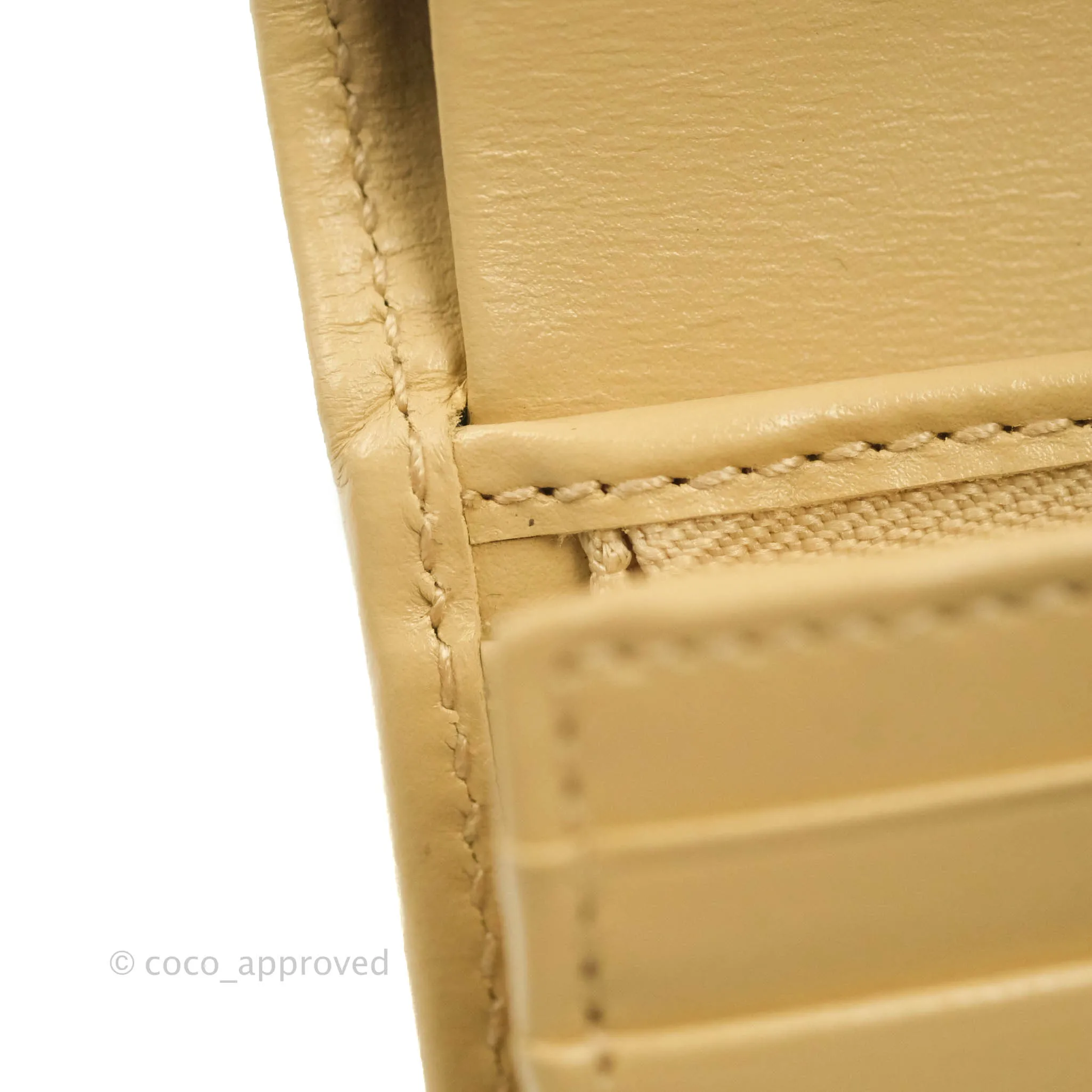 Gucci Horsebit 1955 Card Case Wallet Beige