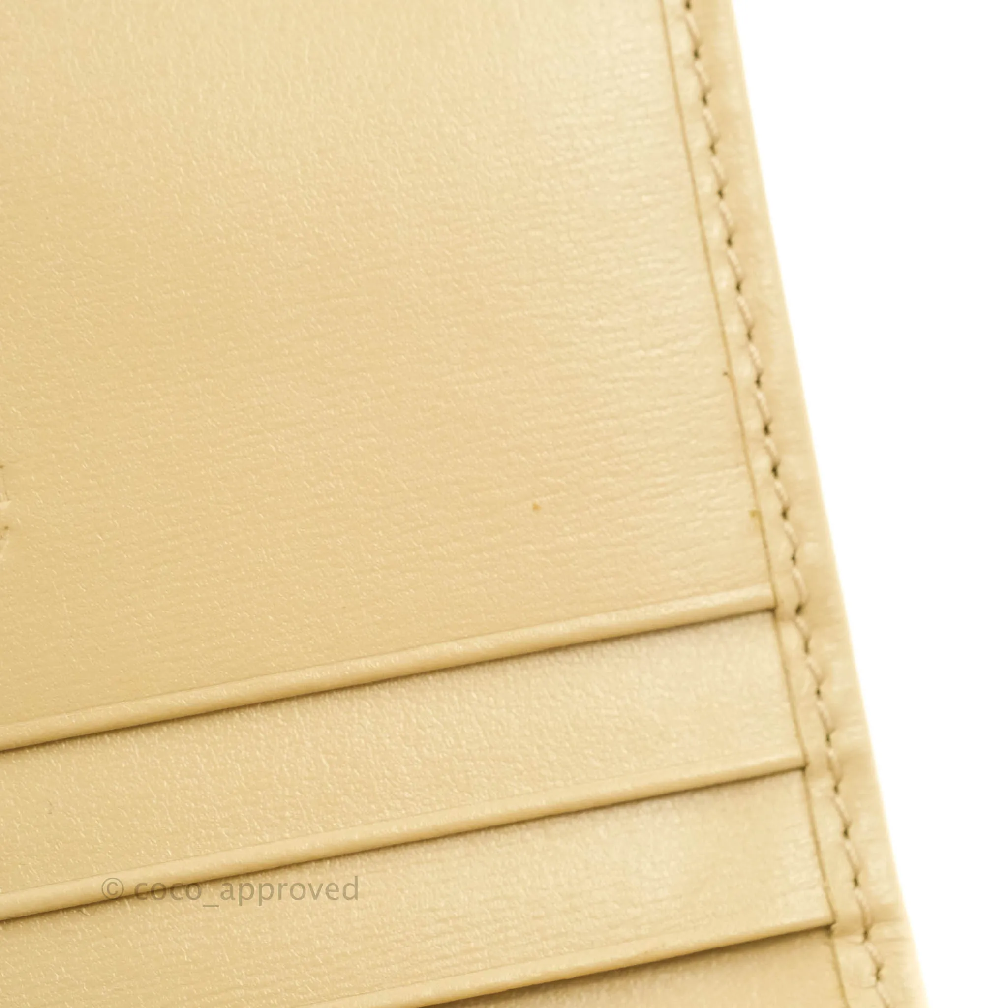 Gucci Horsebit 1955 Card Case Wallet Beige