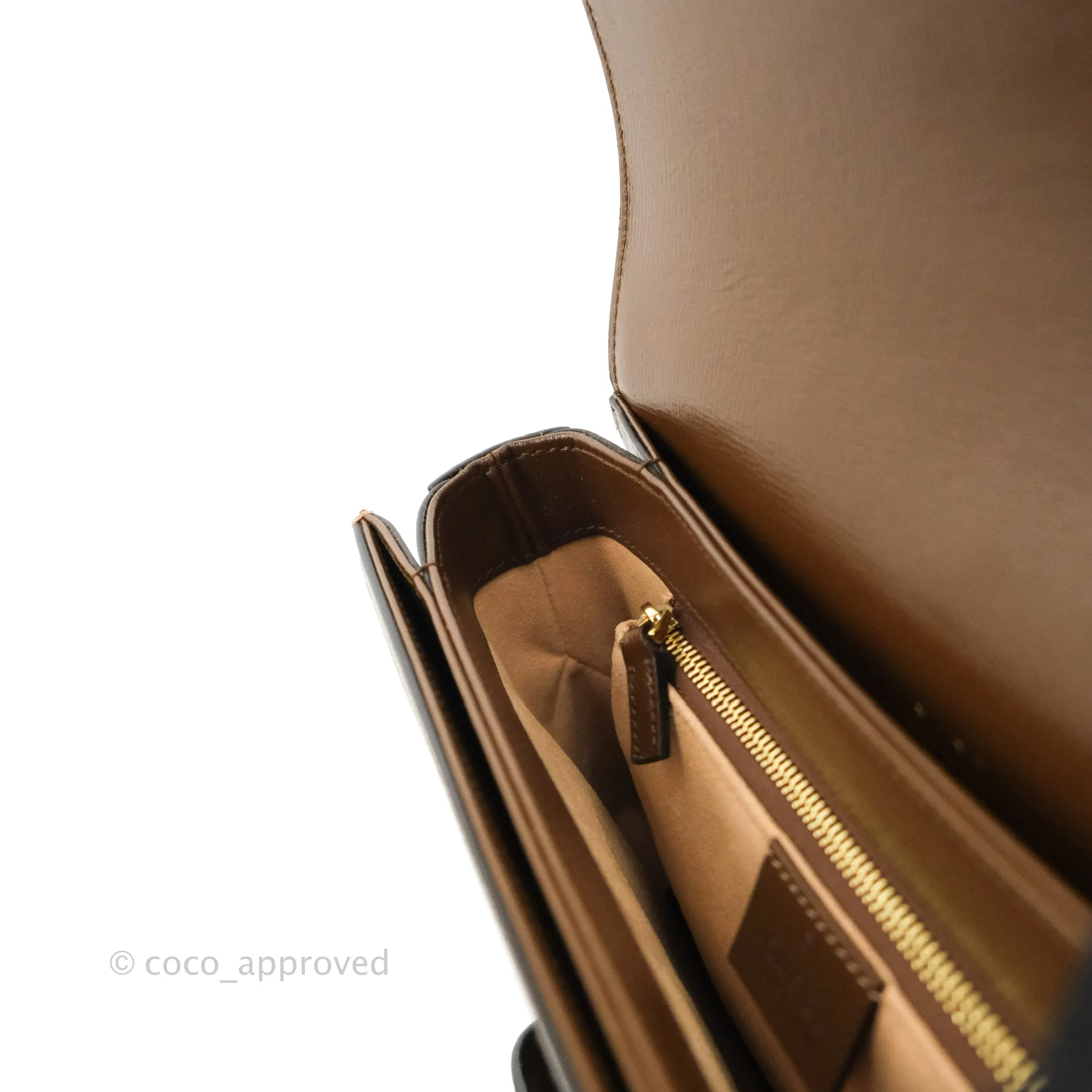 Gucci Horsebit 1955 GG Supreme Canvas Brown Shoulder Bag Gold Hardware