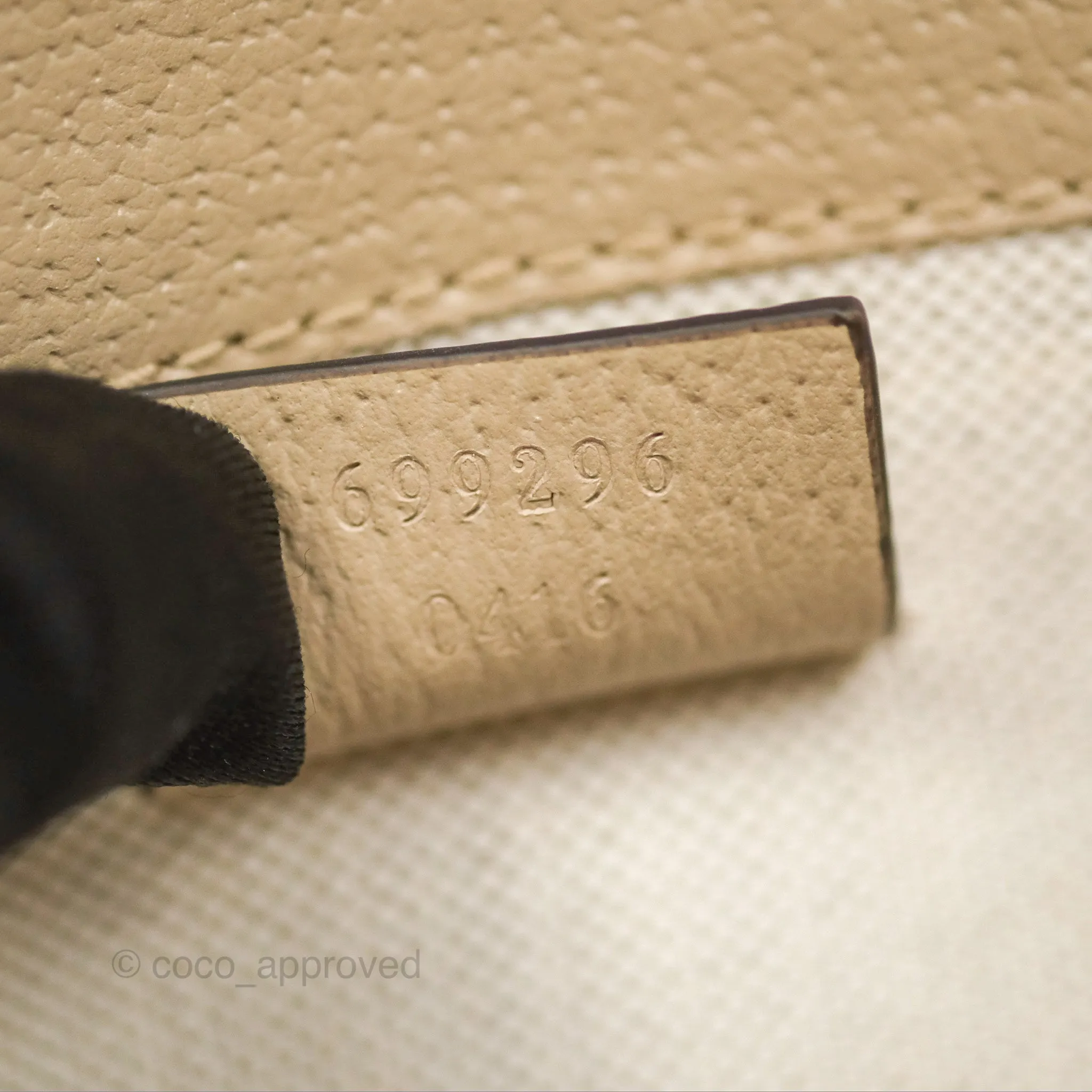 Gucci Horsebit 1955 Mini Bag Beige/White GG Supreme Canvas