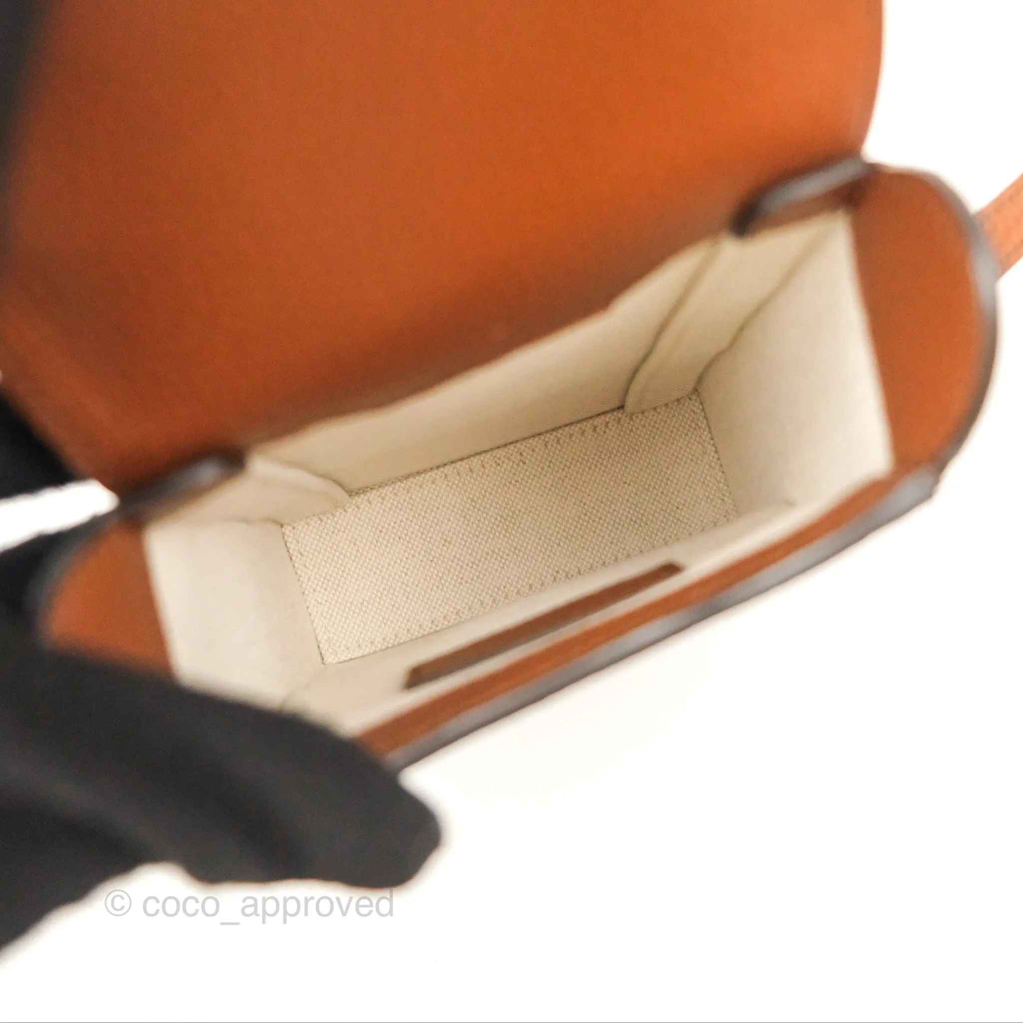 Gucci Horsebit 1955 Mini Bag GG Denim/ Brown Leather