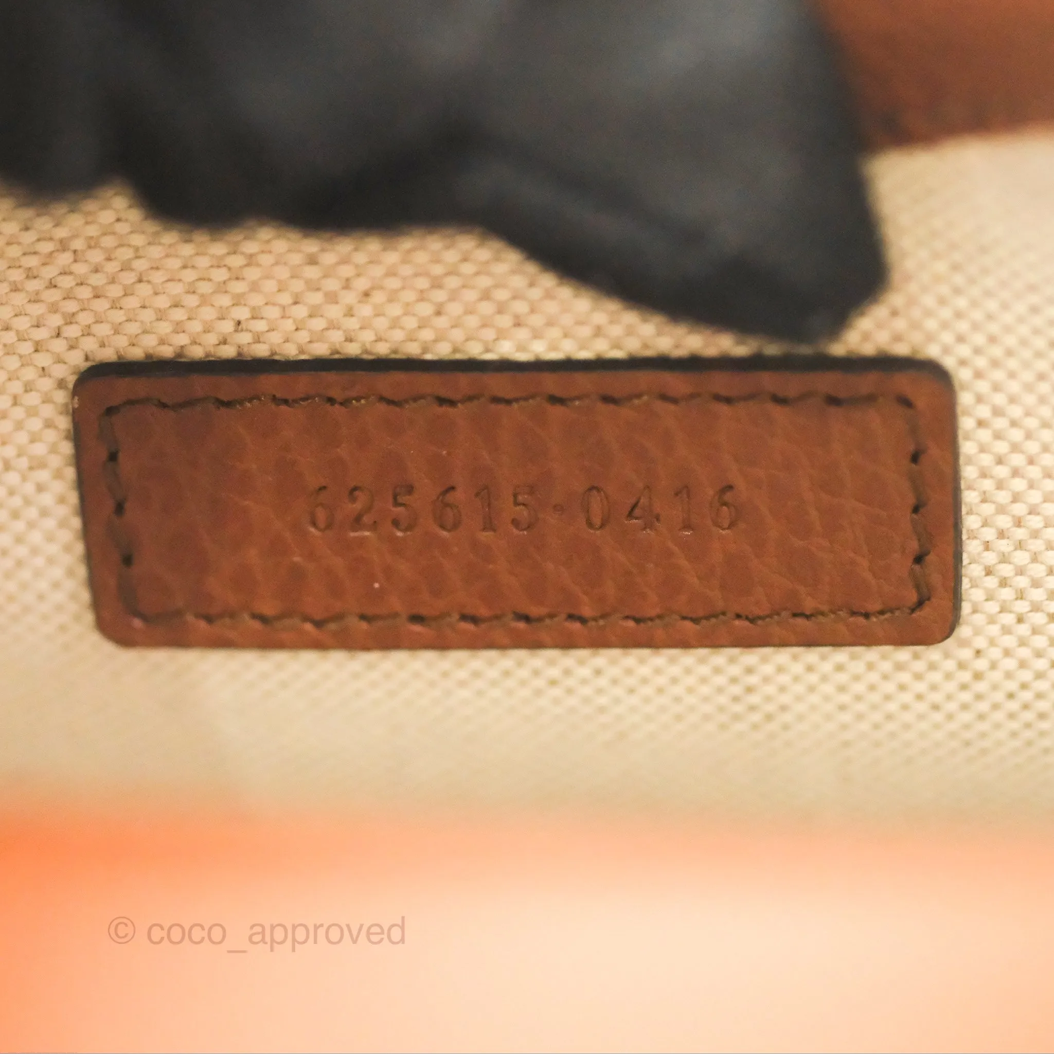Gucci Horsebit 1955 Mini Bag GG Denim/ Brown Leather