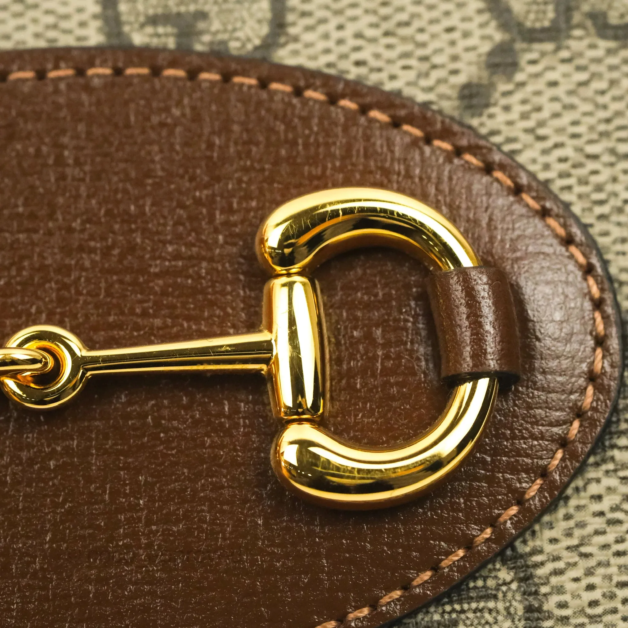 Gucci Horsebit 1955 Wallet GG Supreme Canvas Brown