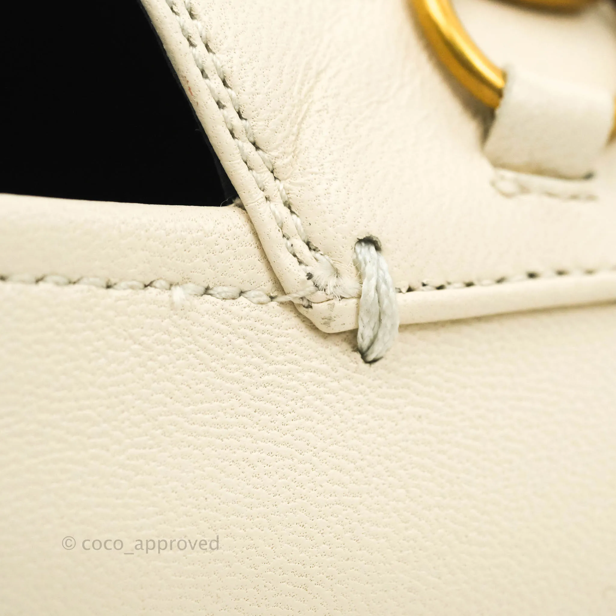 Gucci Horsebit Loafer White Leather Size 36