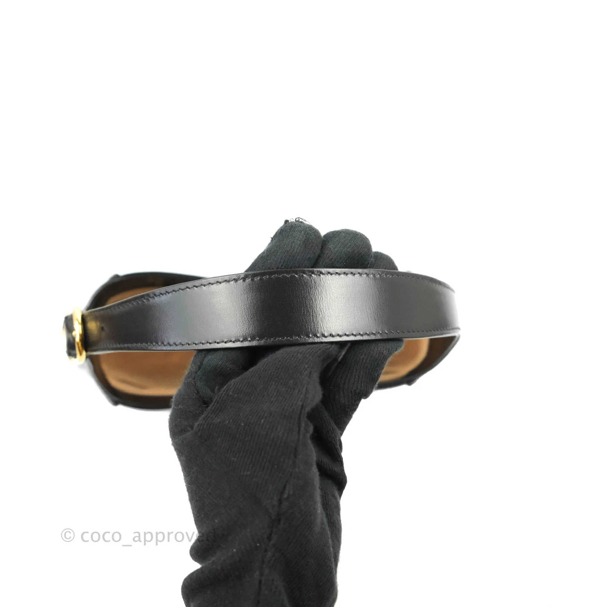 Gucci Jackie 1961 Black Small Shoulder Bag Gold Hardware
