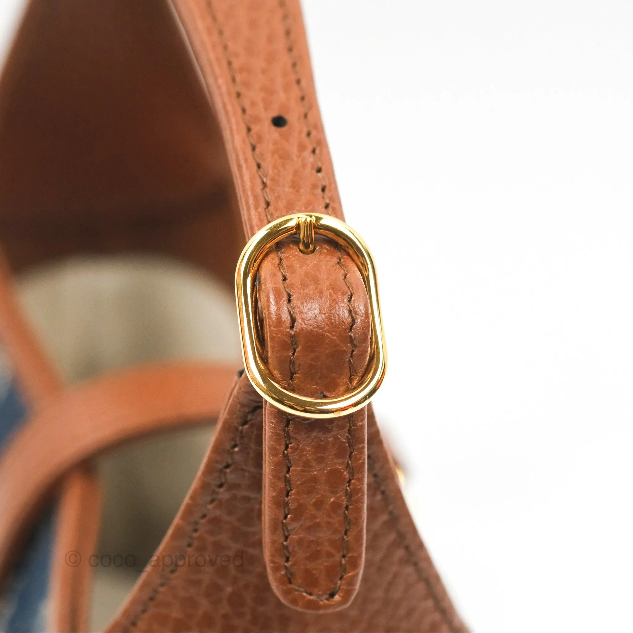 Gucci Jackie 1961 GG Supreme Denim Mini Shoulder Bag Gold Hardware