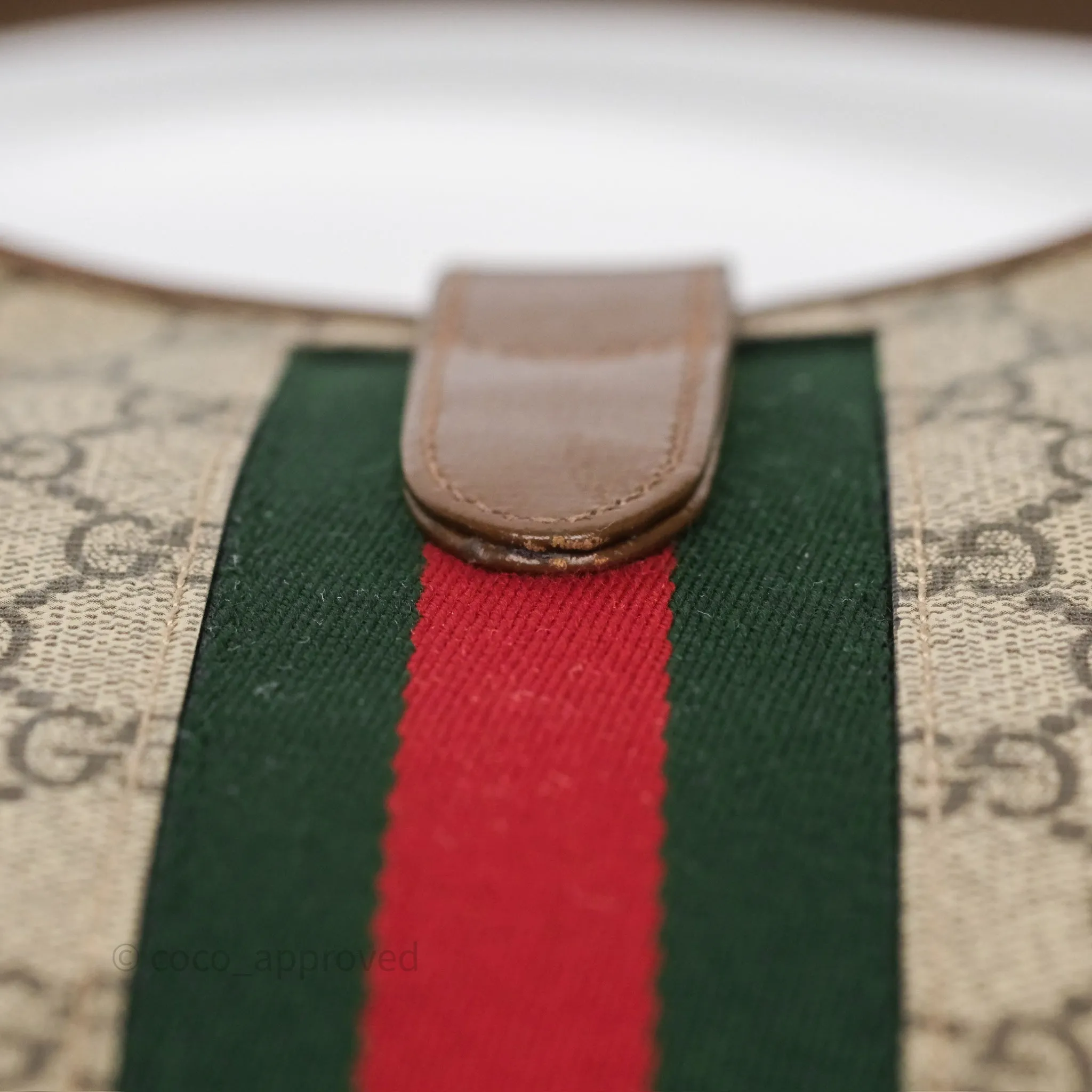 Gucci Jackie 1961 Small Shoulder Bag Beige/Ebony GG Supreme Canvas