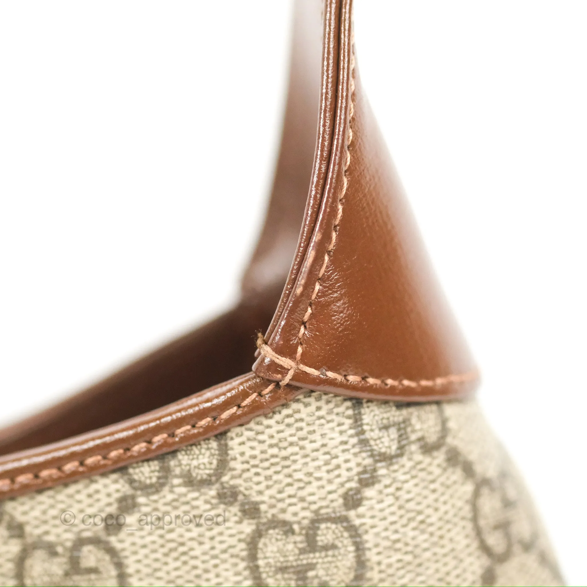 Gucci Jackie 1961 Small Shoulder Bag Beige/Ebony GG Supreme Canvas