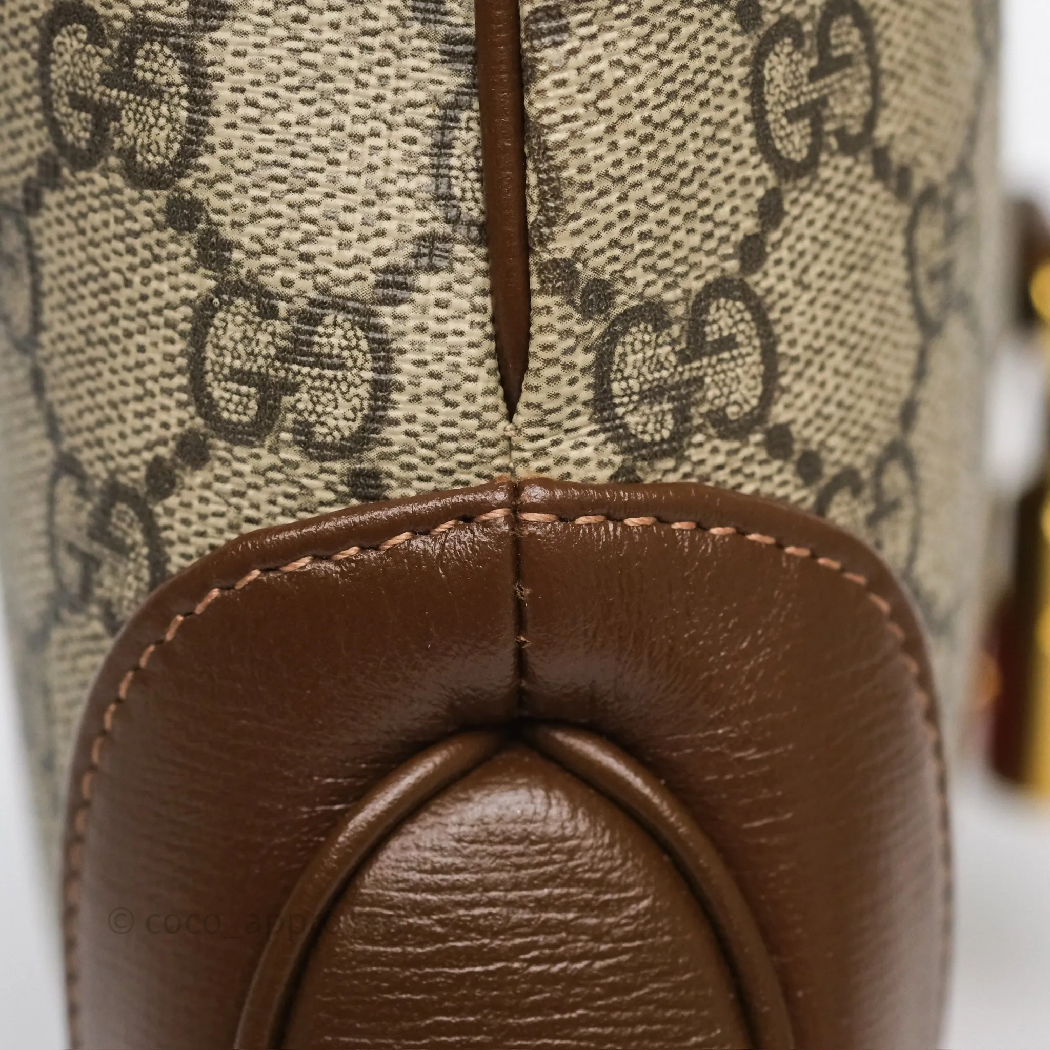 Gucci Jackie 1961 Small Shoulder Bag Beige/Ebony GG Supreme Canvas