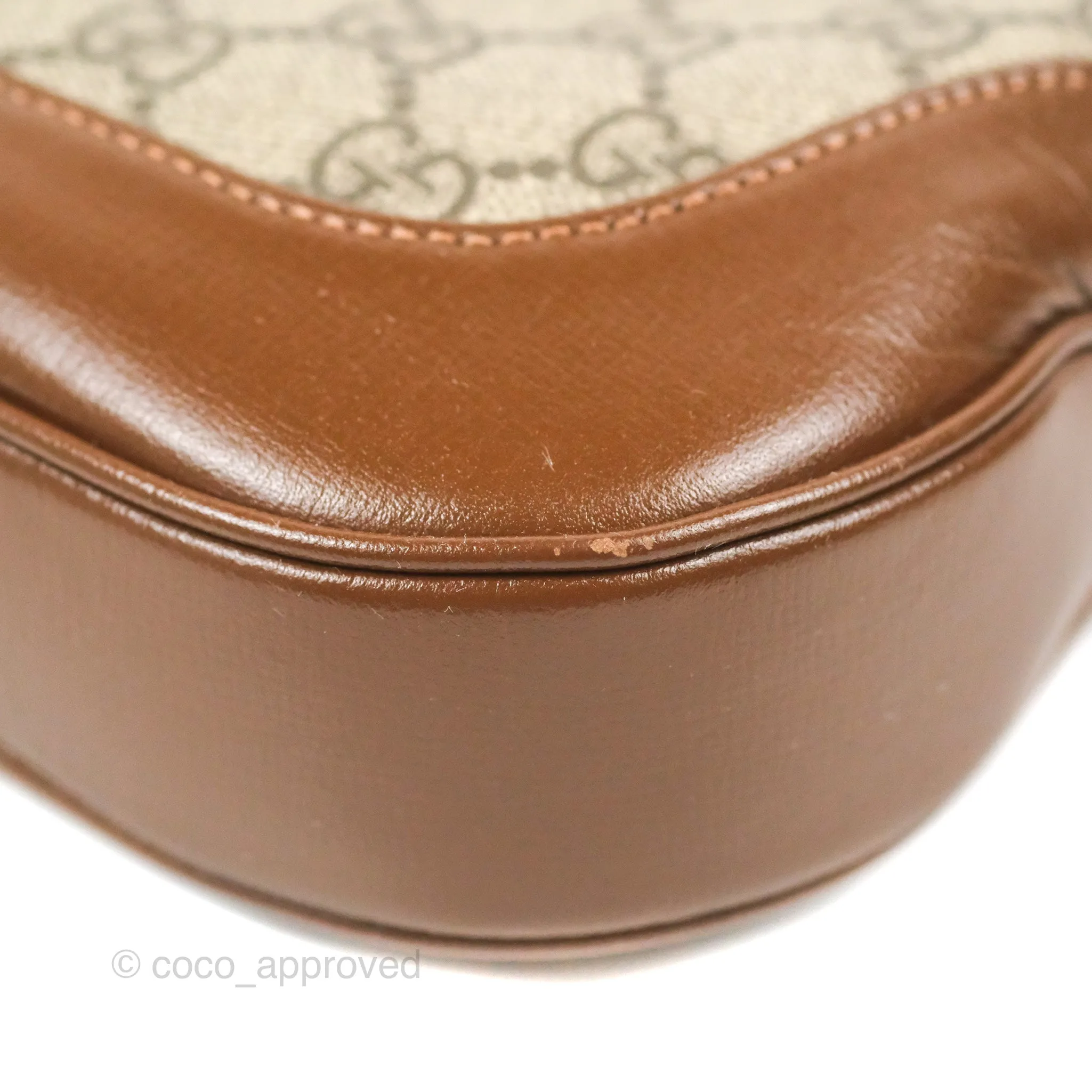 Gucci Jackie 1961 Small Shoulder Bag Beige/Ebony GG Supreme Canvas