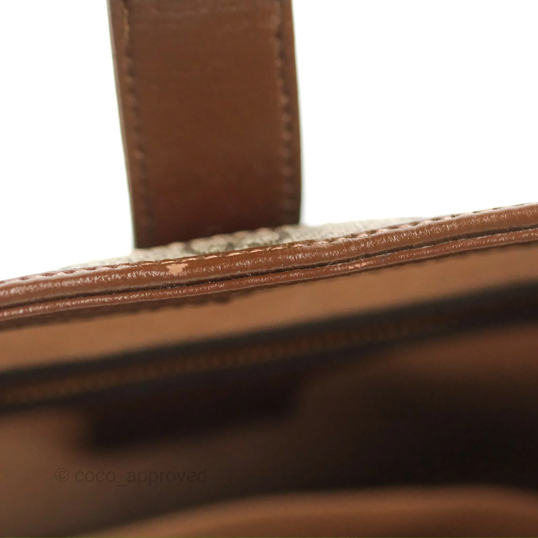 Gucci Jackie 1961 Small Shoulder Bag Beige/Ebony GG Supreme Canvas