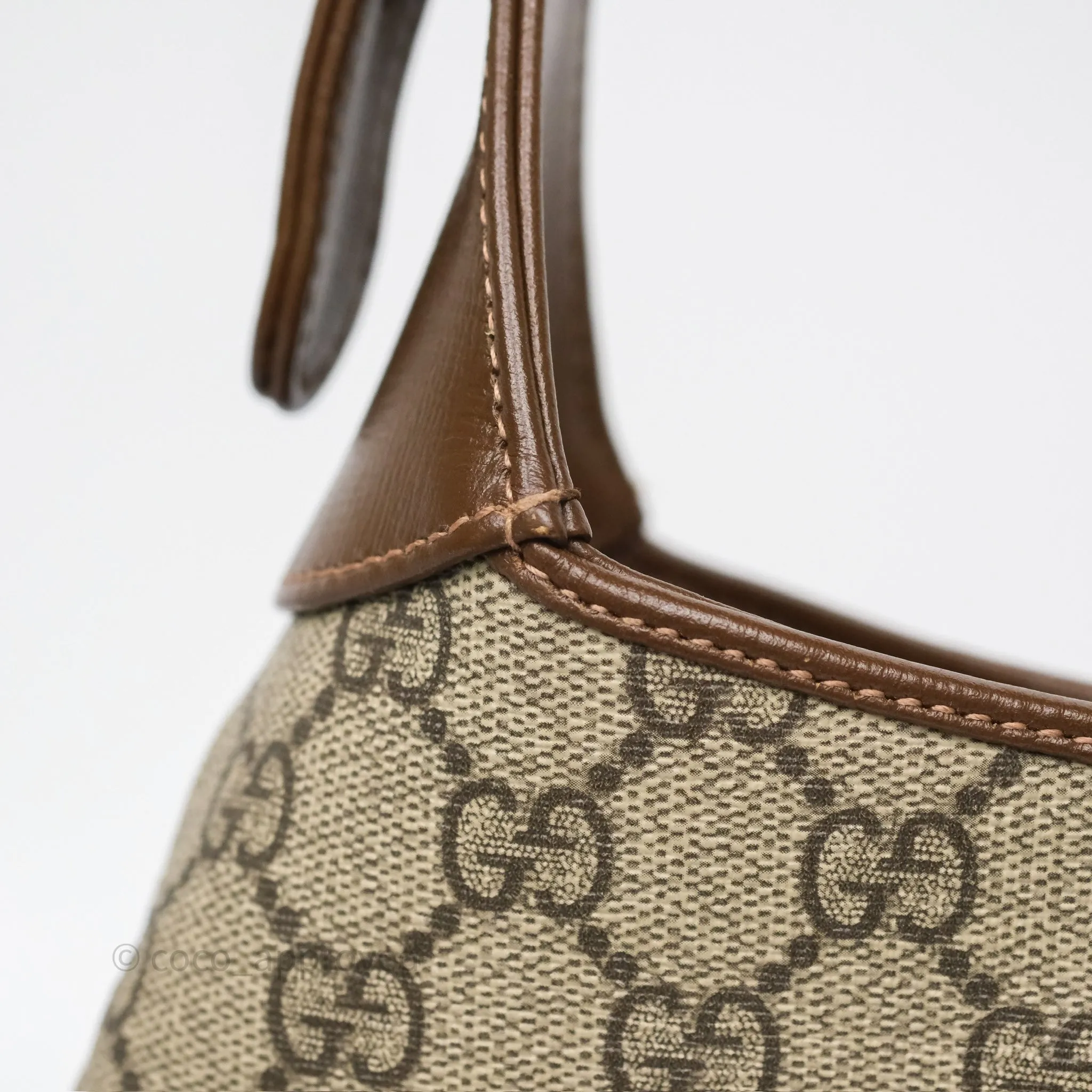 Gucci Jackie 1961 Small Shoulder Bag Beige/Ebony GG Supreme Canvas