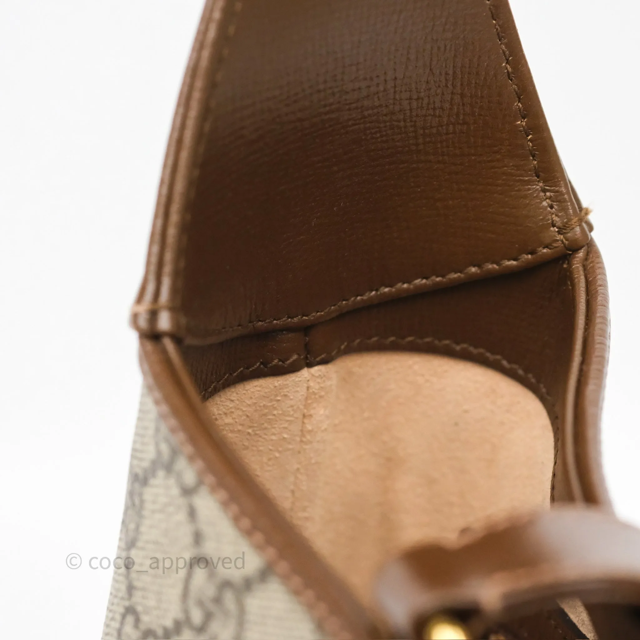 Gucci Jackie 1961 Small Shoulder Bag Beige/Ebony GG Supreme Canvas