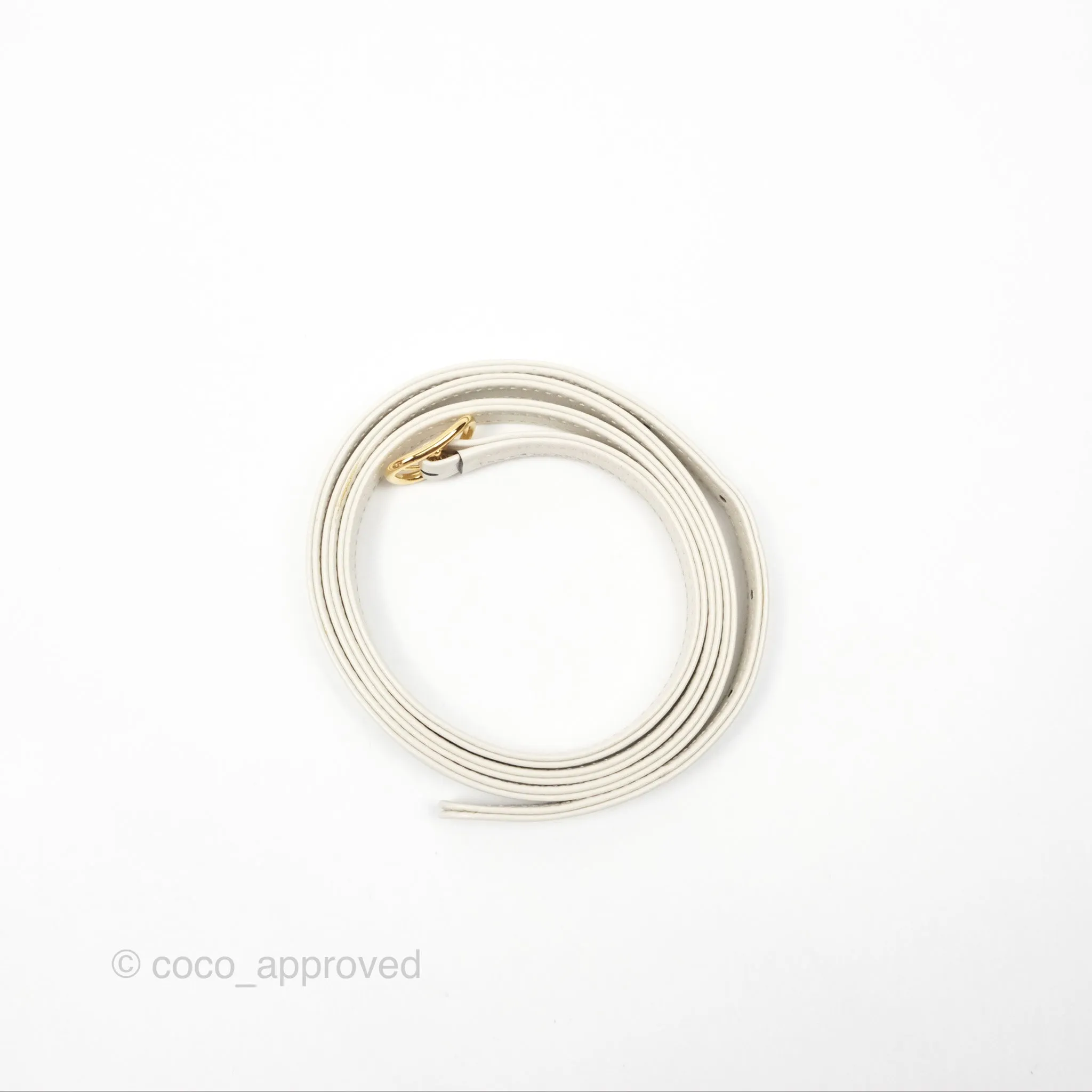 Gucci Jackie 1961 White Mini Shoulder Bag Gold Hardware