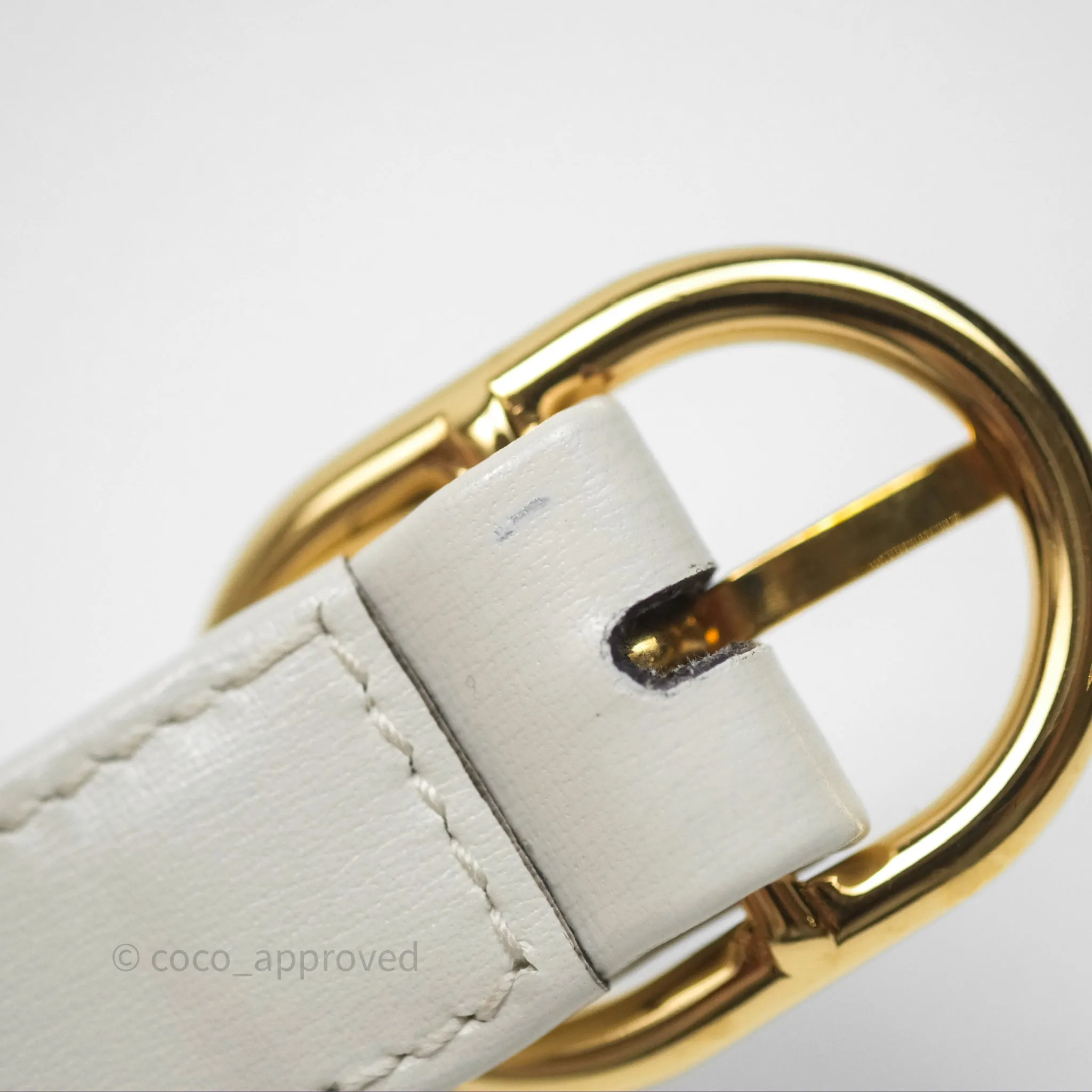 Gucci Jackie 1961 White Small Shoulder Bag Gold Hardware