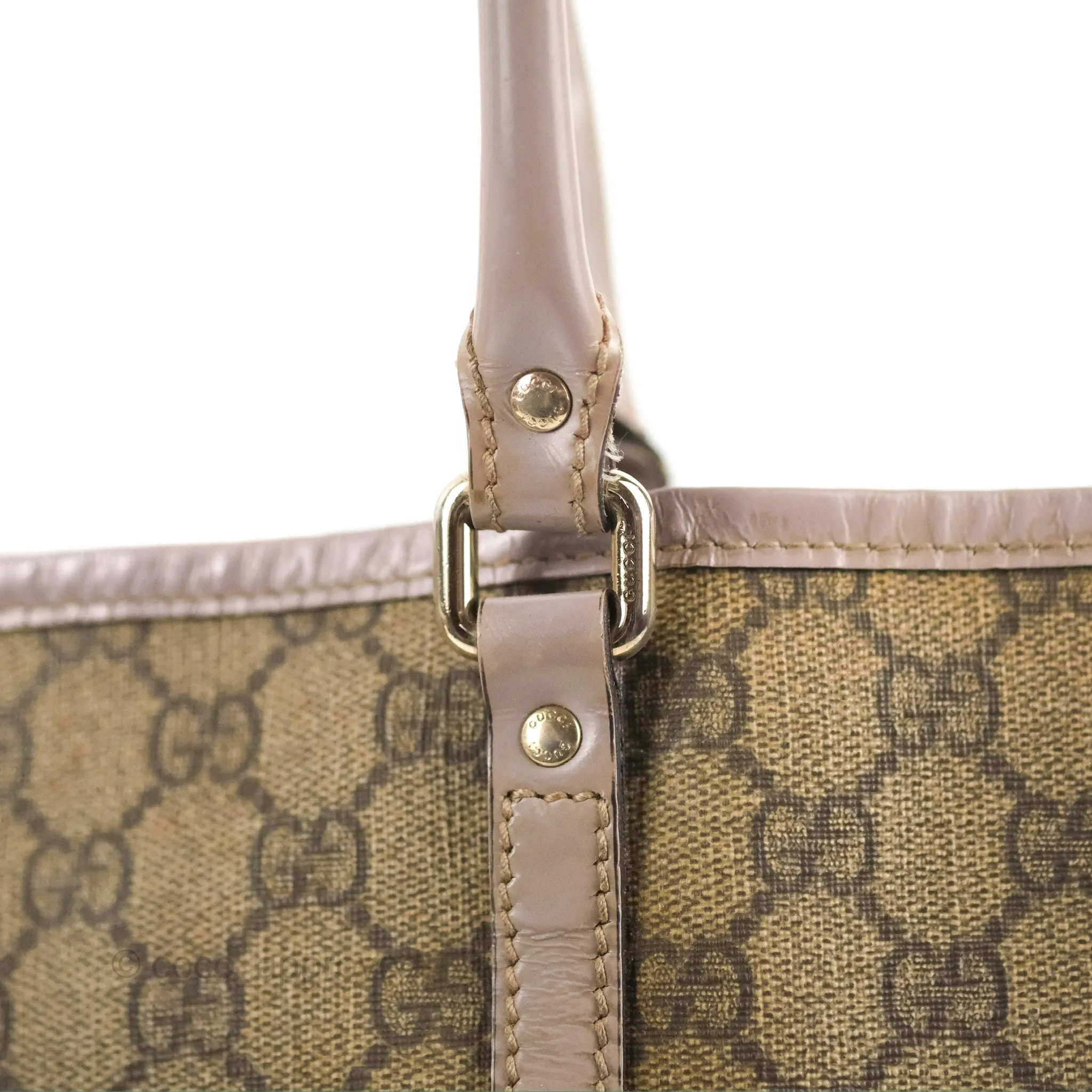 Gucci Joy Tote Bag GG Supreme Print/Patent