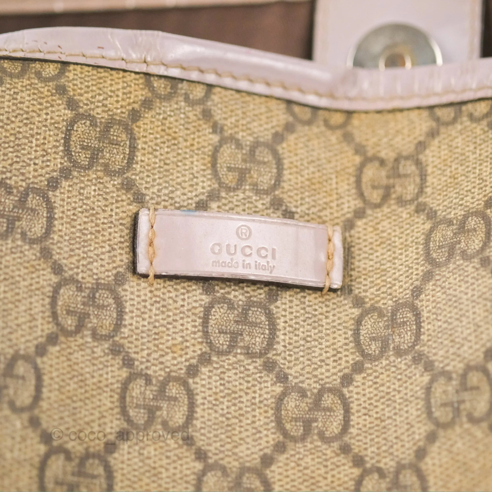 Gucci Joy Tote Bag GG Supreme Print/Patent