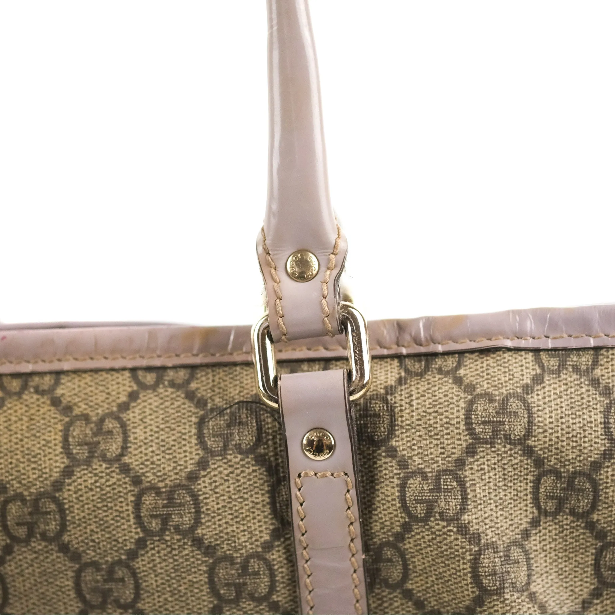 Gucci Joy Tote Bag GG Supreme Print/Patent