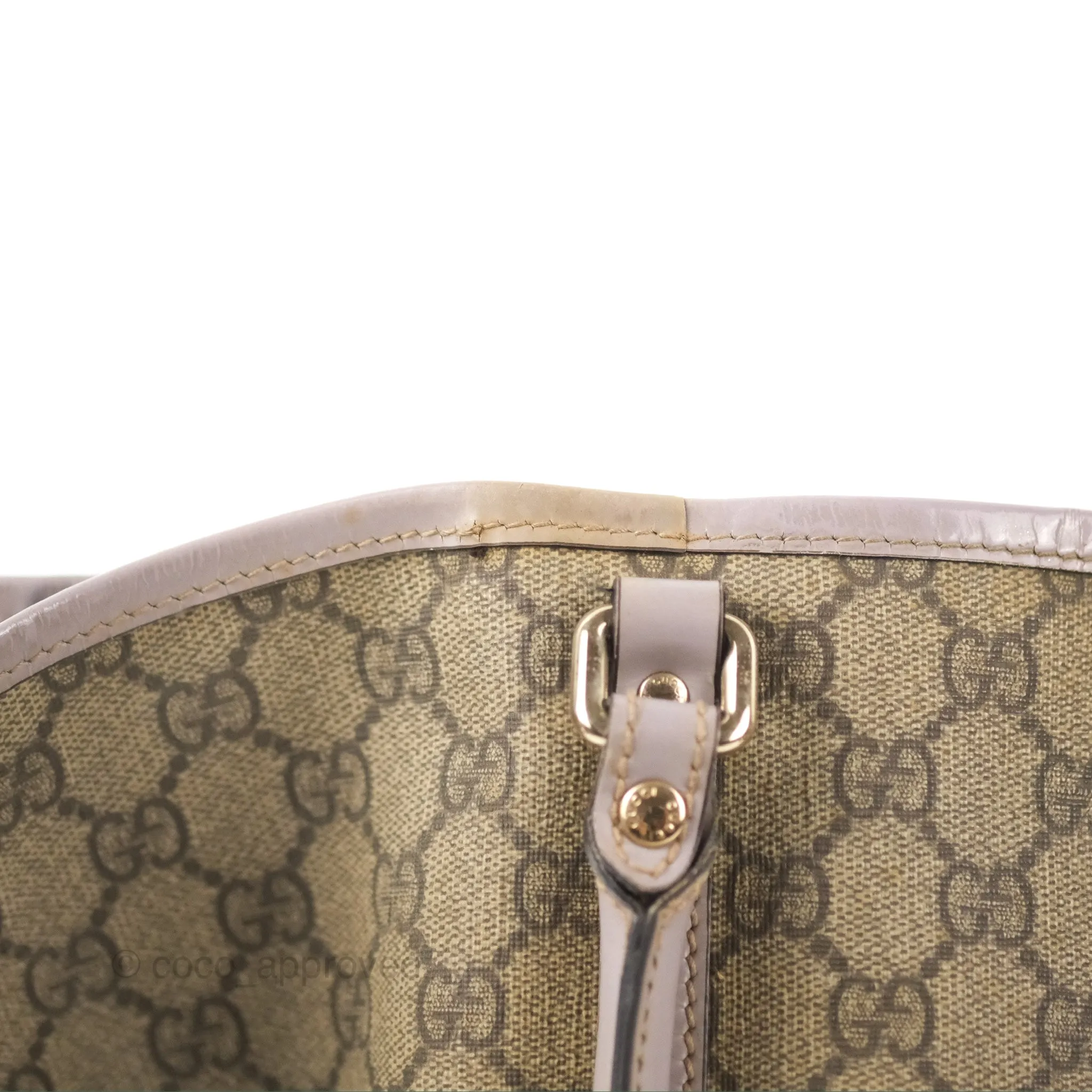 Gucci Joy Tote Bag GG Supreme Print/Patent