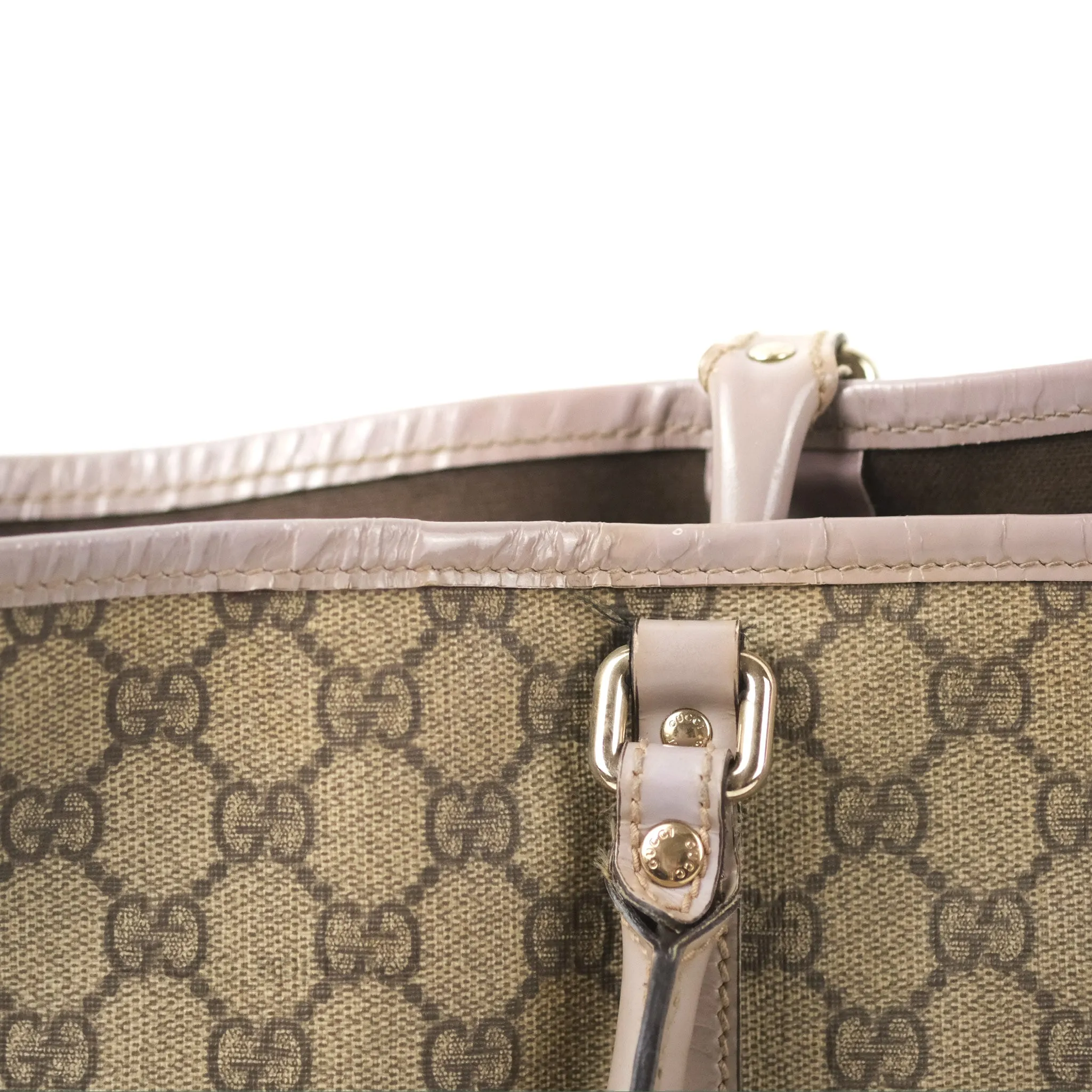 Gucci Joy Tote Bag GG Supreme Print/Patent