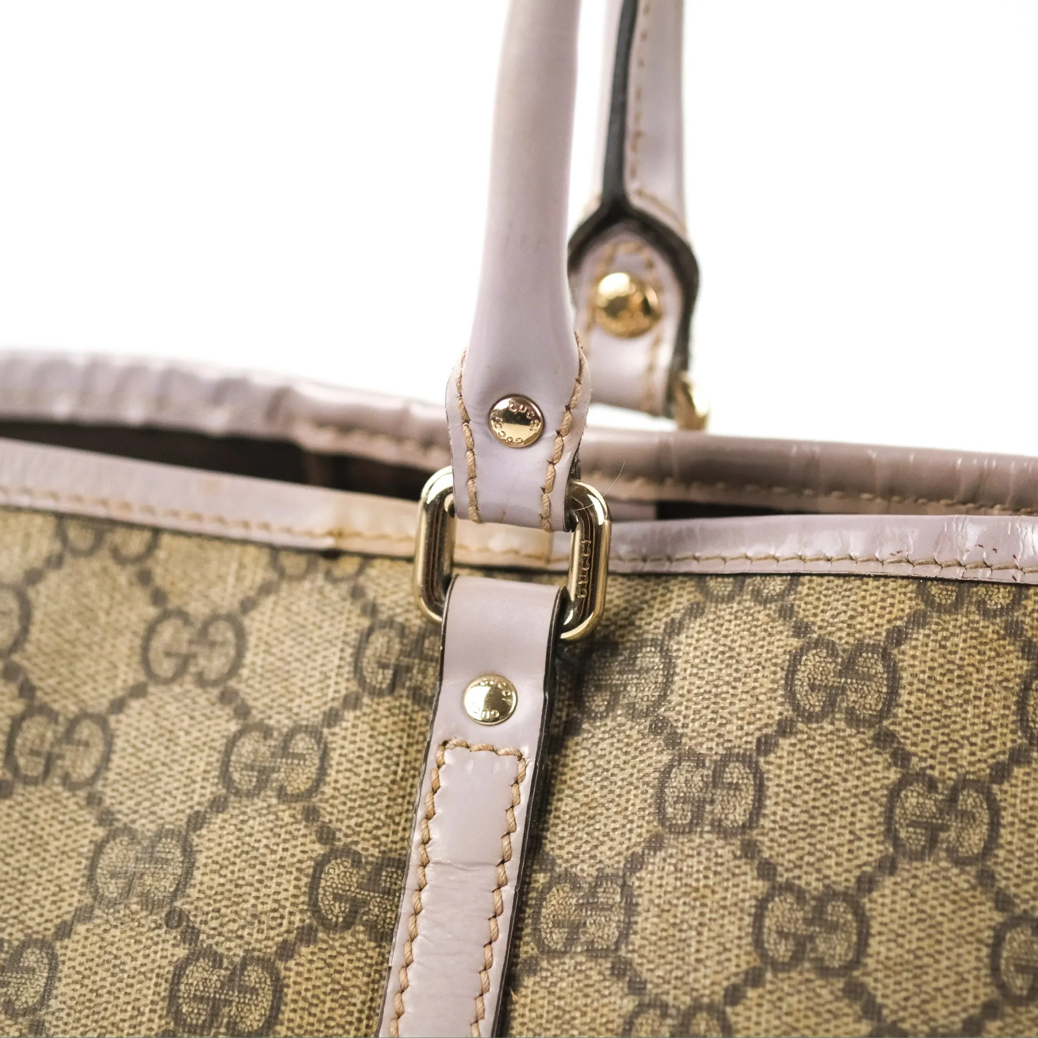 Gucci Joy Tote Bag GG Supreme Print/Patent