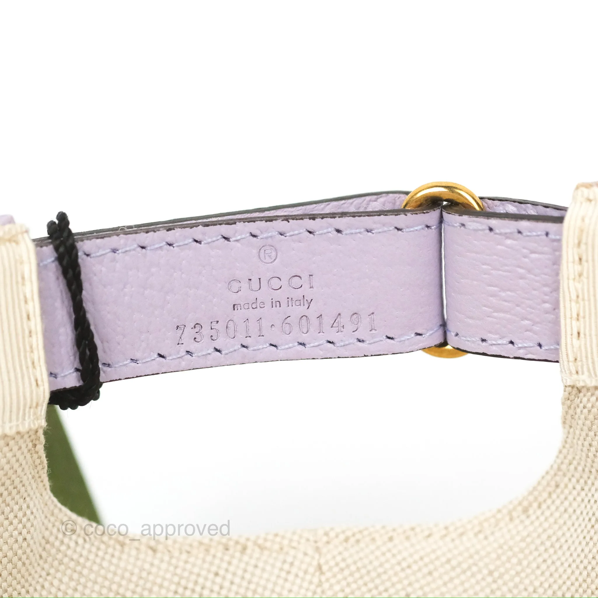 Gucci Jumbo GG Canvas Baseball Hat Lilac