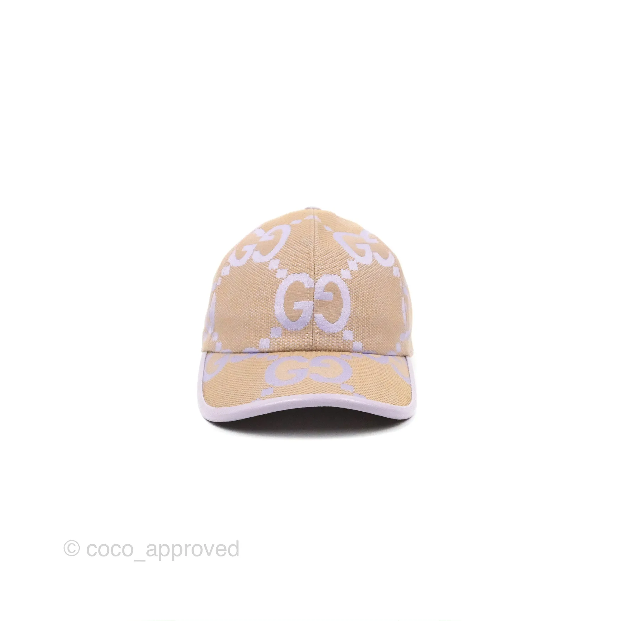 Gucci Jumbo GG Canvas Baseball Hat Lilac