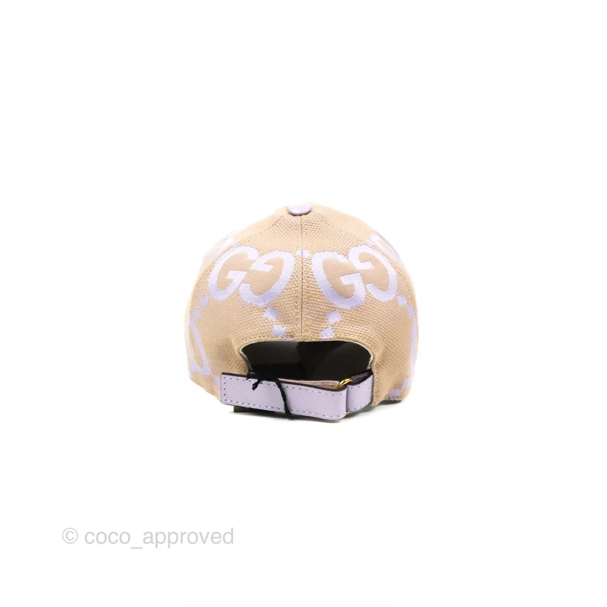 Gucci Jumbo GG Canvas Baseball Hat Lilac