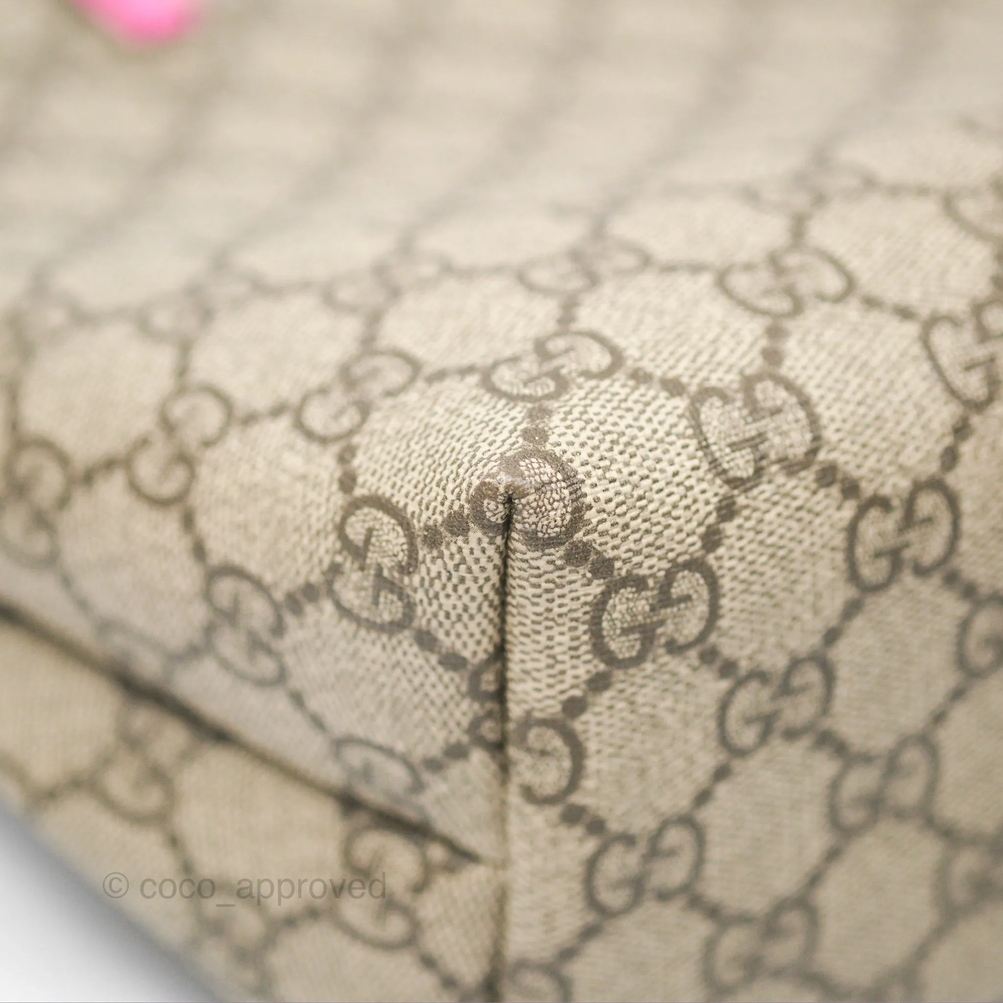Gucci Kids Bow Tote Bag GG Supreme Monogram