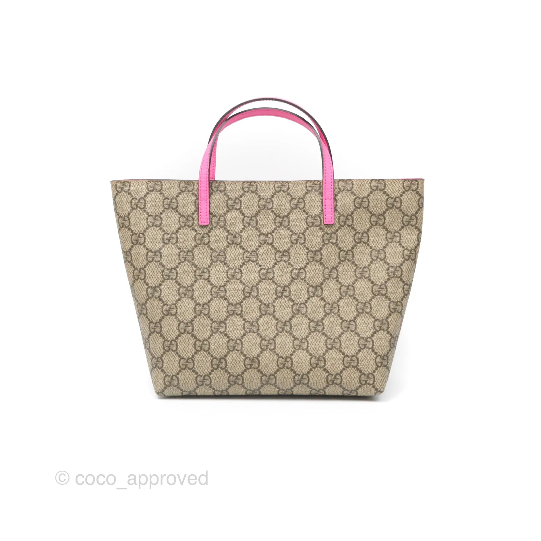 Gucci Kids Bow Tote Bag GG Supreme Monogram