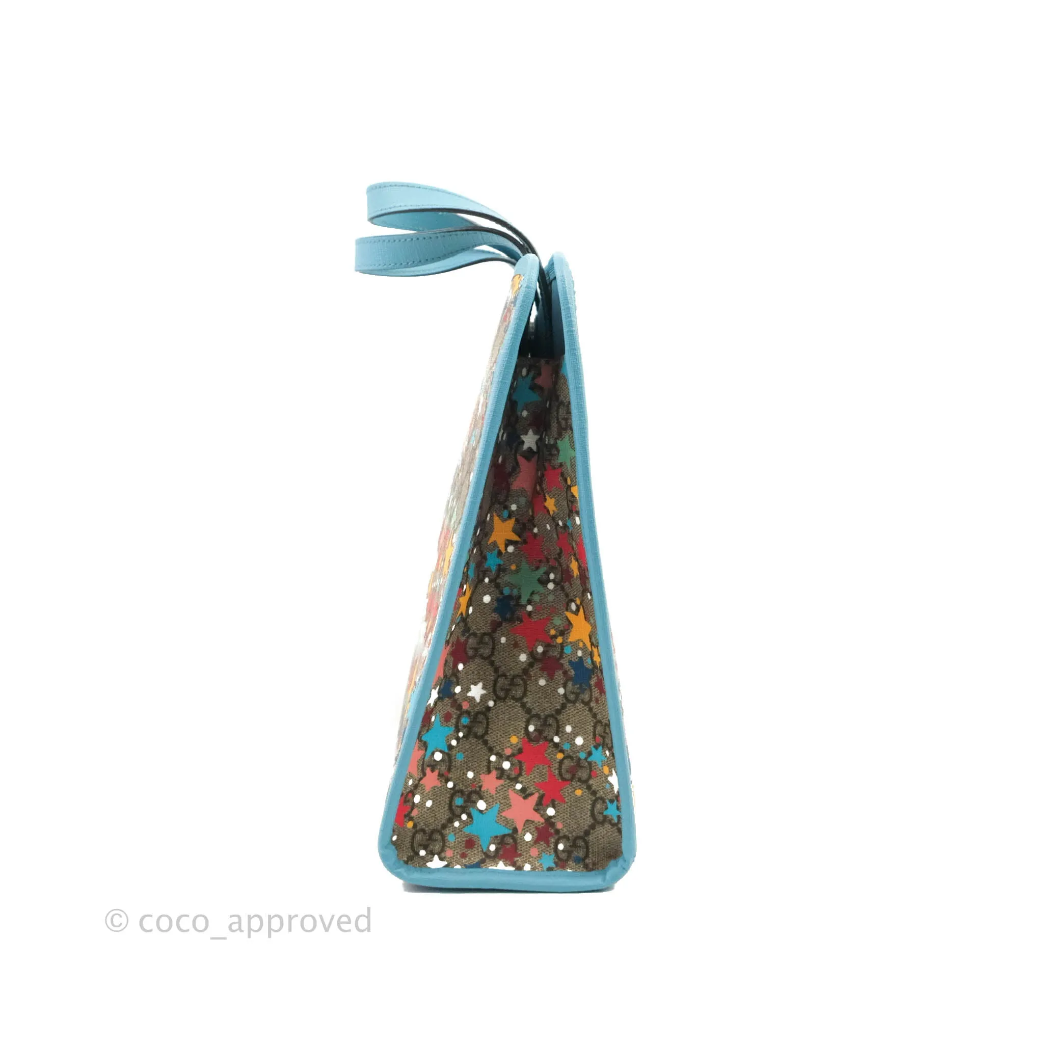 Gucci Kids Tote Bag GG Star Printed Blue