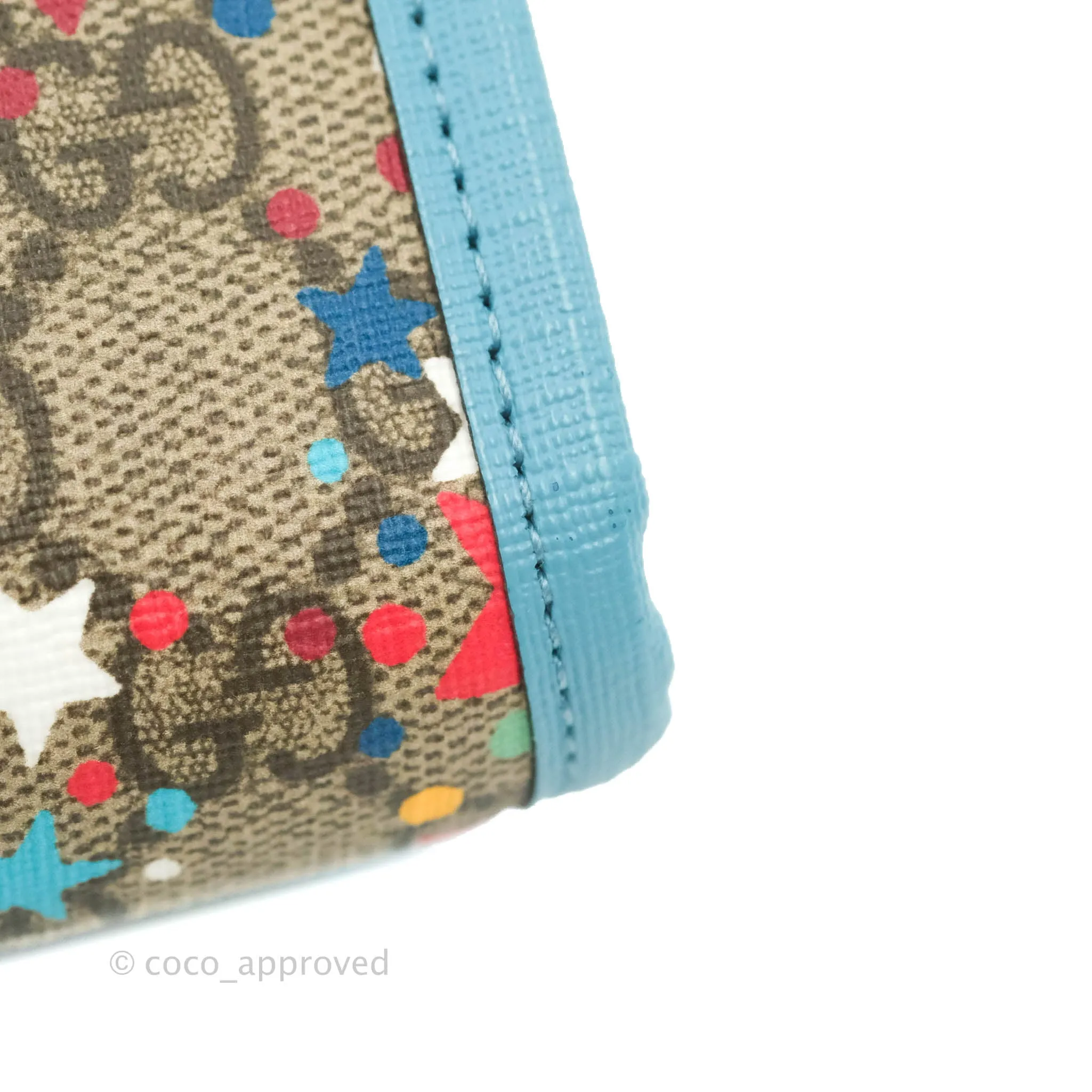 Gucci Kids Tote Bag GG Star Printed Blue