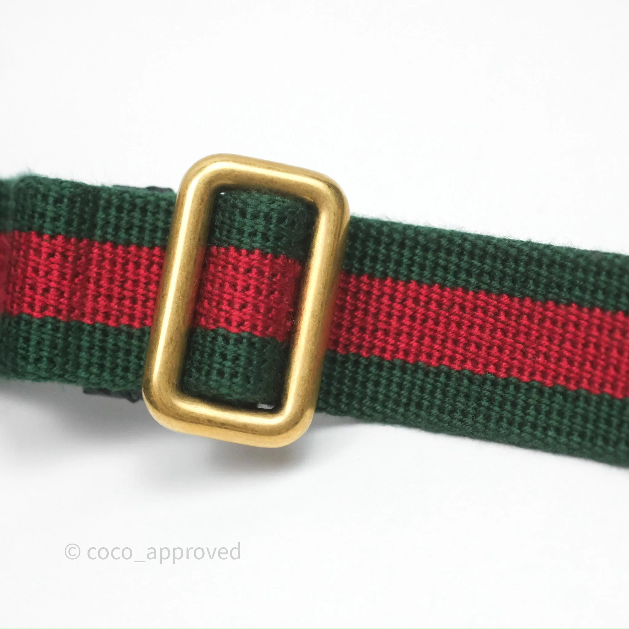 Gucci Logo Print Belt Bag Black Grained Calfskin