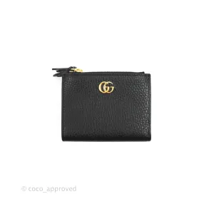 Gucci Marmont Zipped Card Holder Black