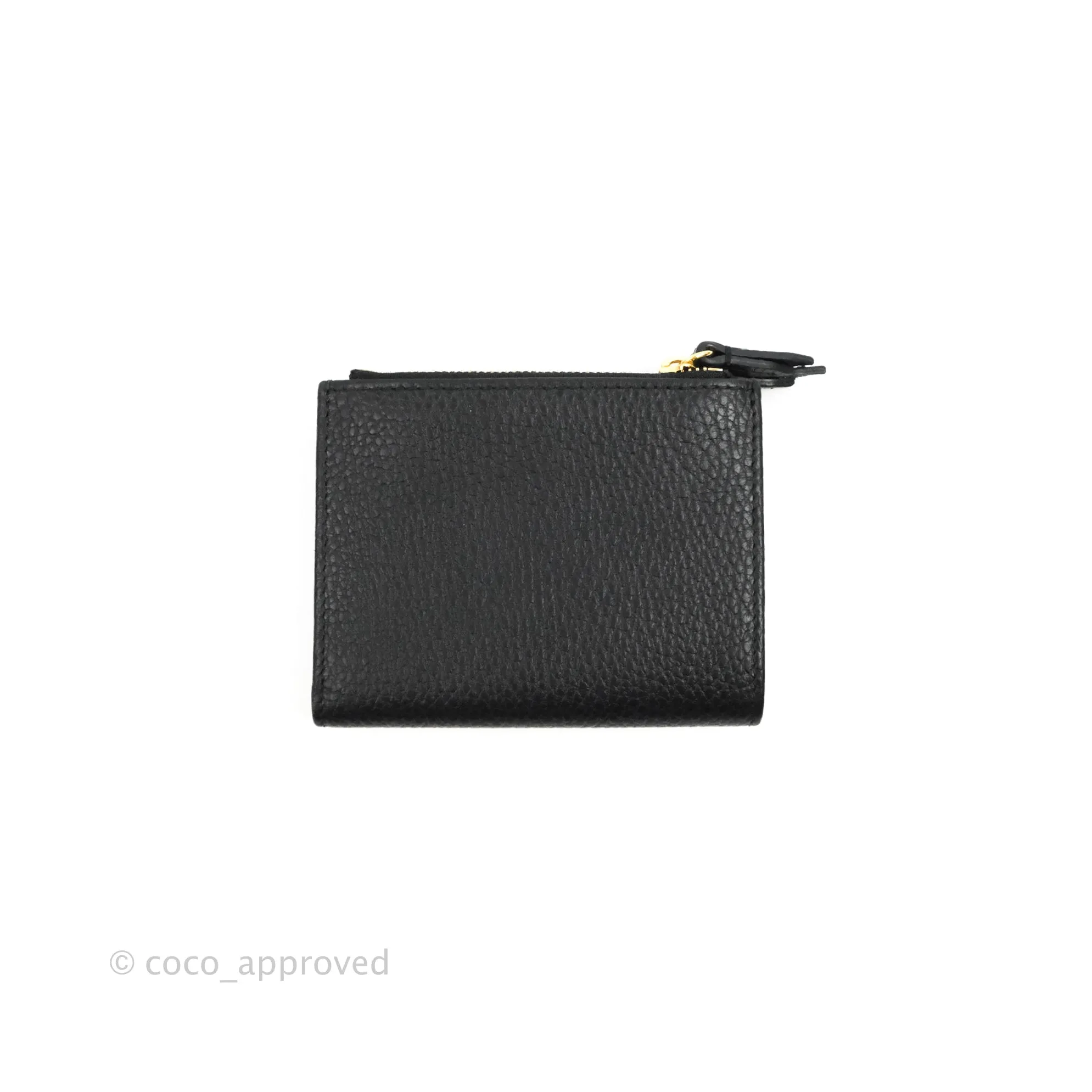 Gucci Marmont Zipped Card Holder Black