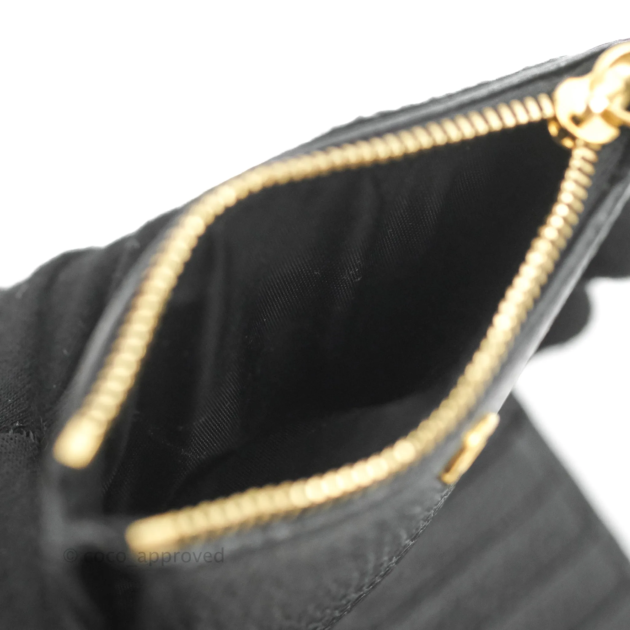 Gucci Marmont Zipped Card Holder Black