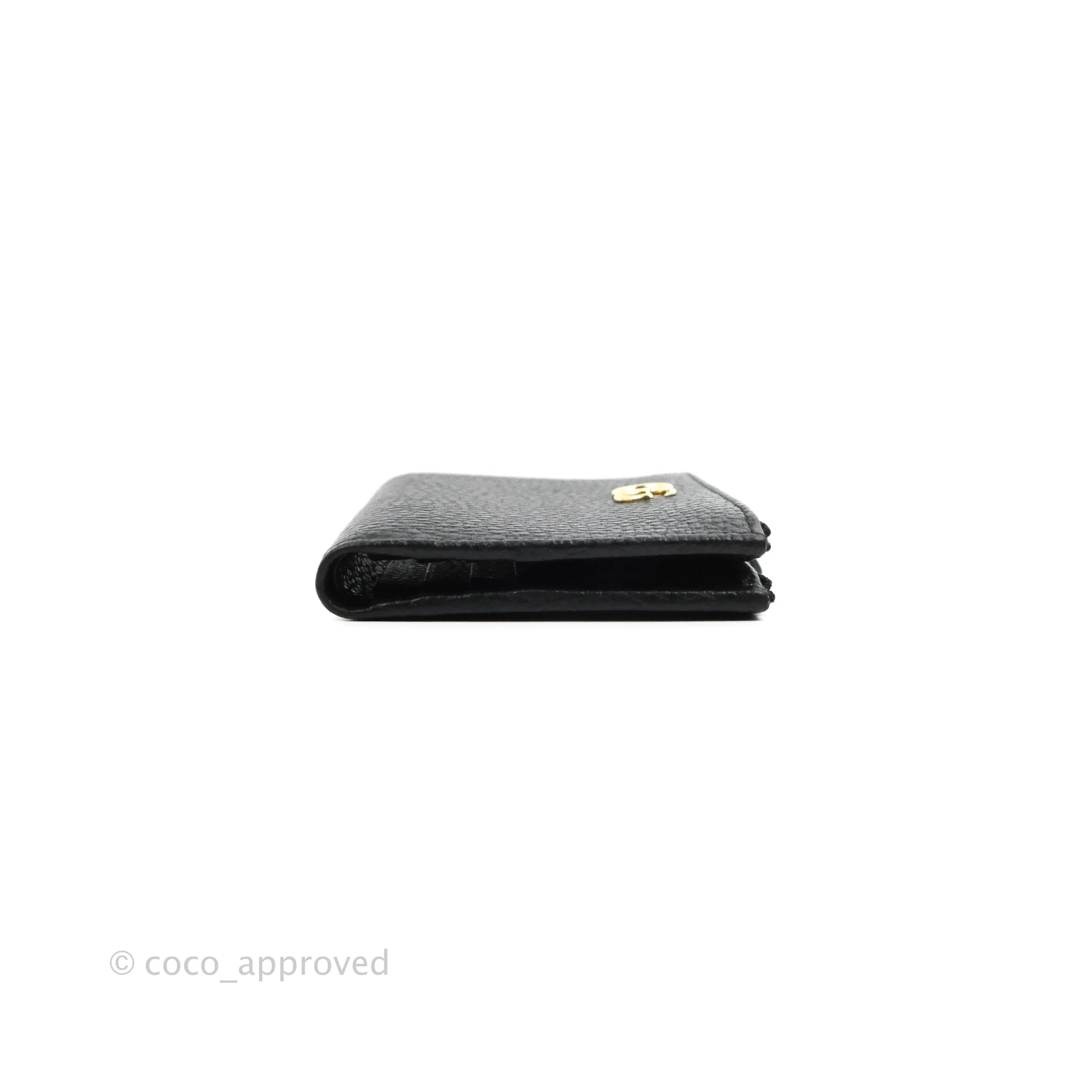 Gucci Marmont Zipped Card Holder Black