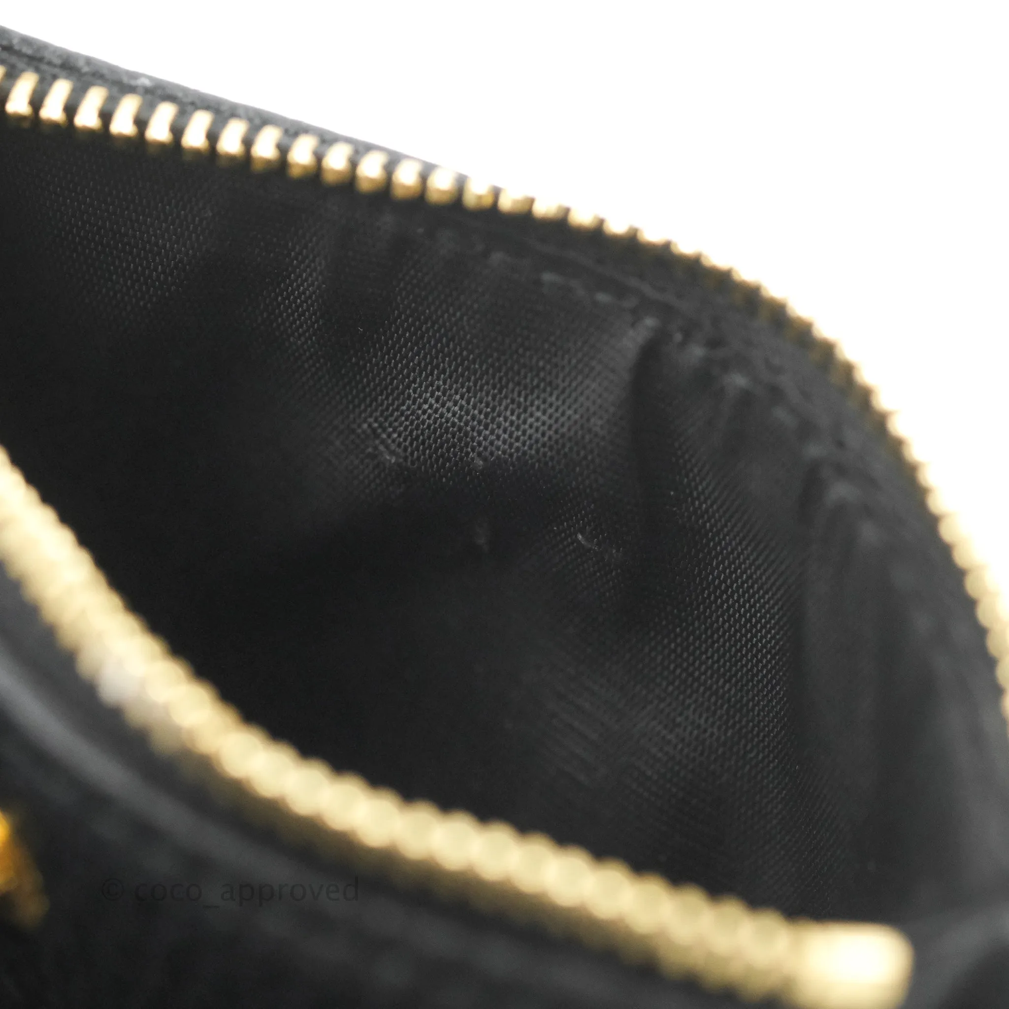 Gucci Marmont Zipped Card Holder Black