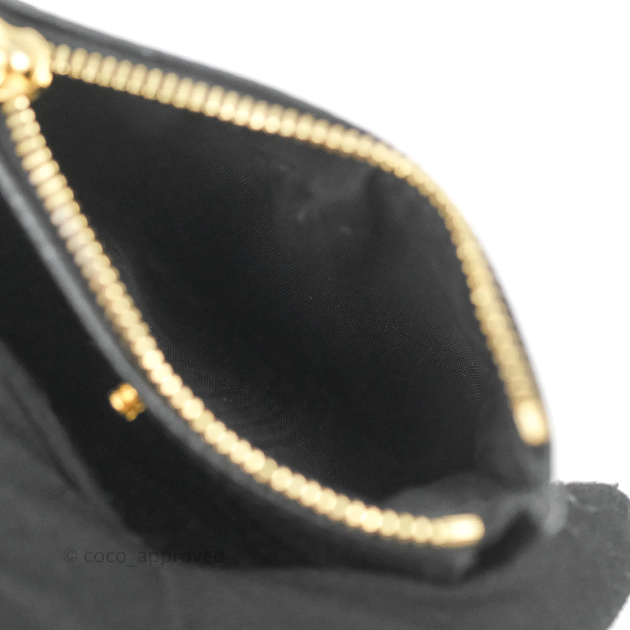Gucci Marmont Zipped Card Holder Black